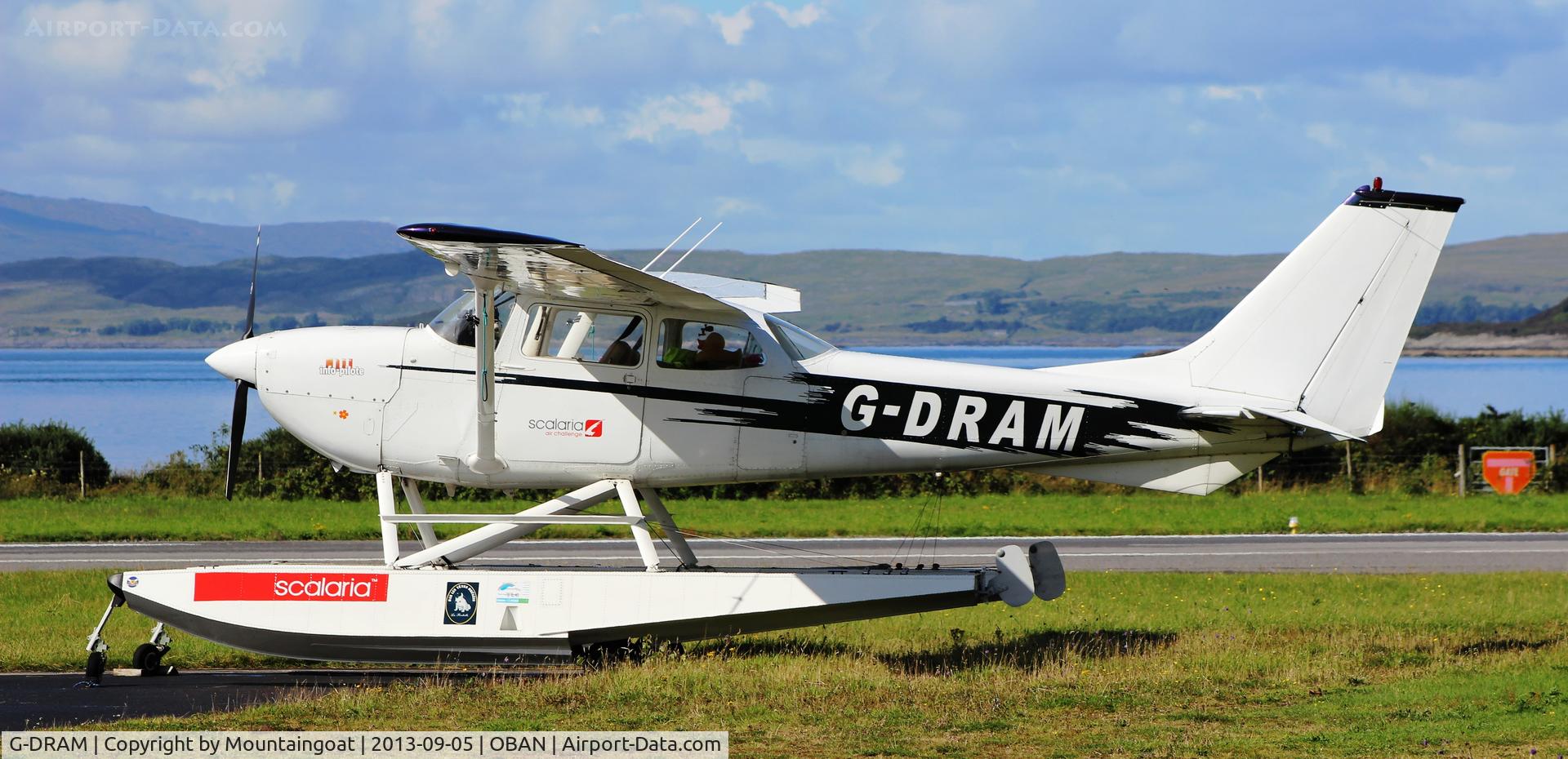G-DRAM, 1968 Reims FR172F Reims Rocket C/N 0102, At Oban a few days after I watched take off from Loch Earn