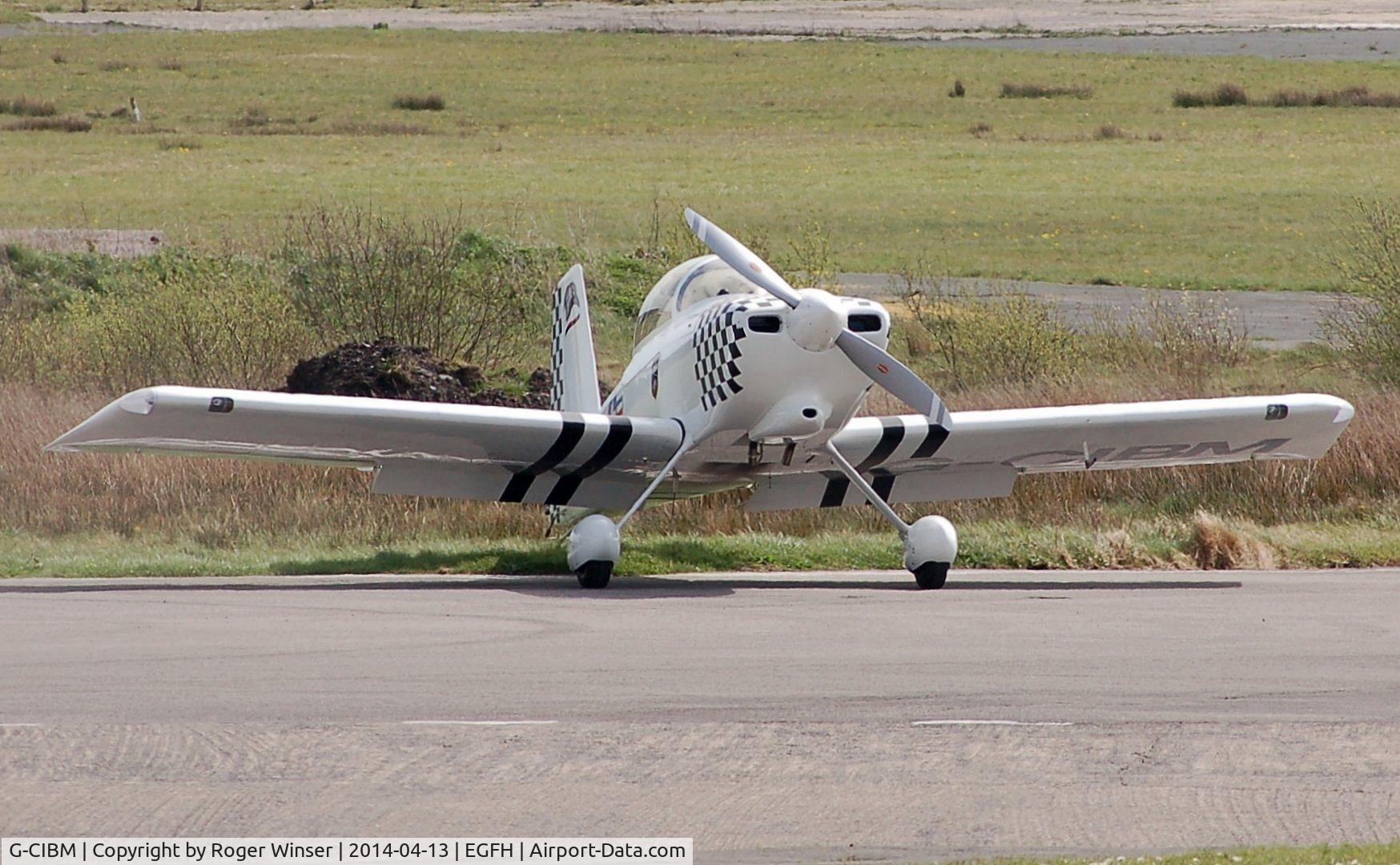 G-CIBM, 2013 Vans RV-8 C/N LAA 303-15083, Resident Vans RV-8 in newly applied Team Raven  markings.