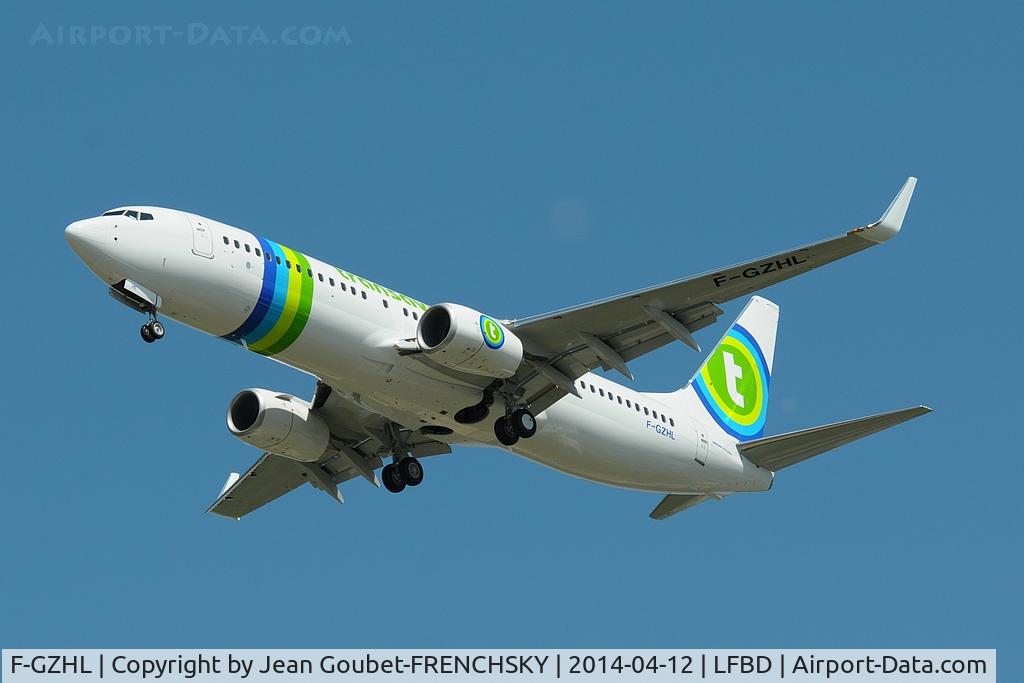 F-GZHL, 2014 Boeing 737-8K2 C/N 37791, new TRANSAVIA landing 23