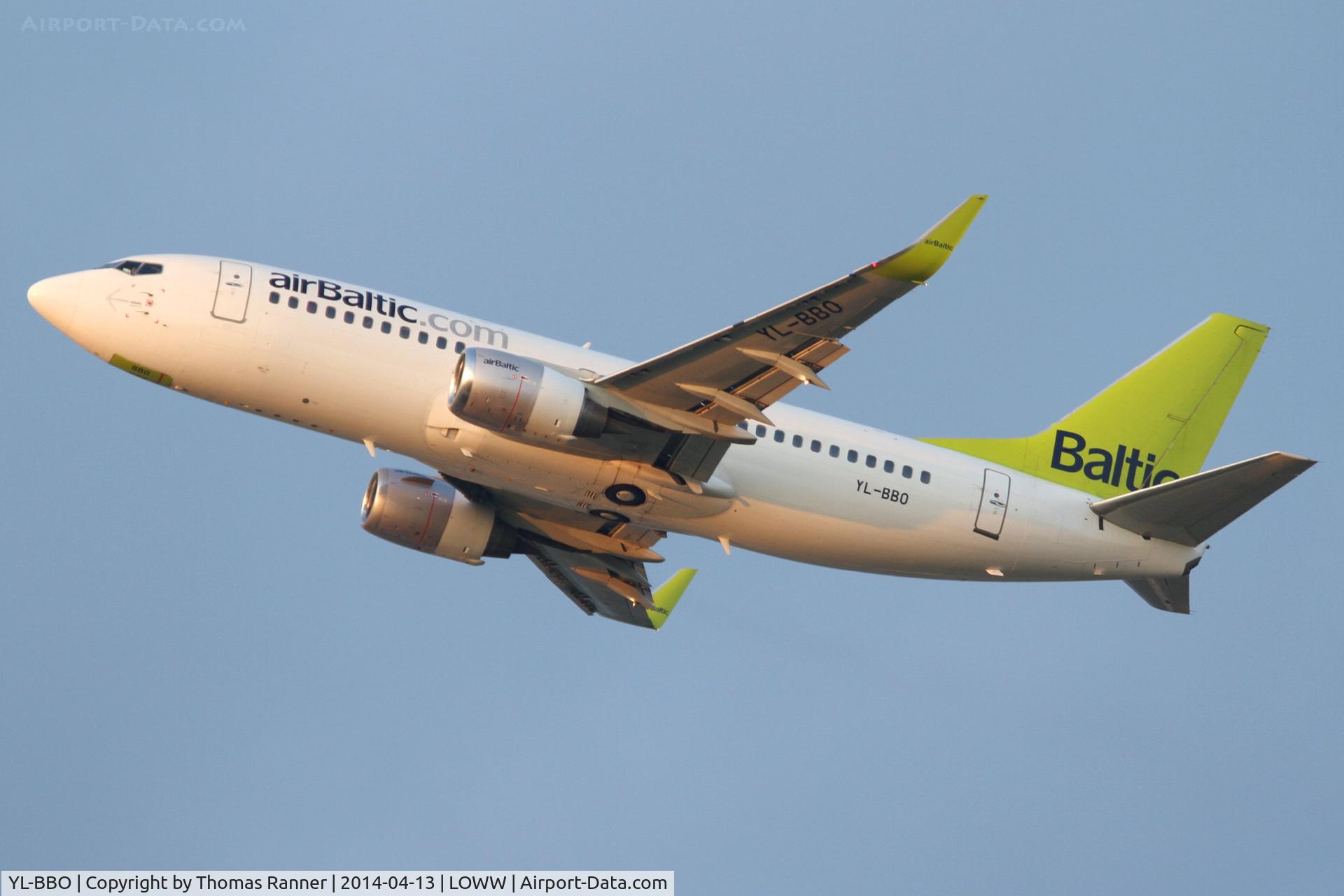 YL-BBO, 1998 Boeing 737-33V C/N 29335, Air Baltic B737