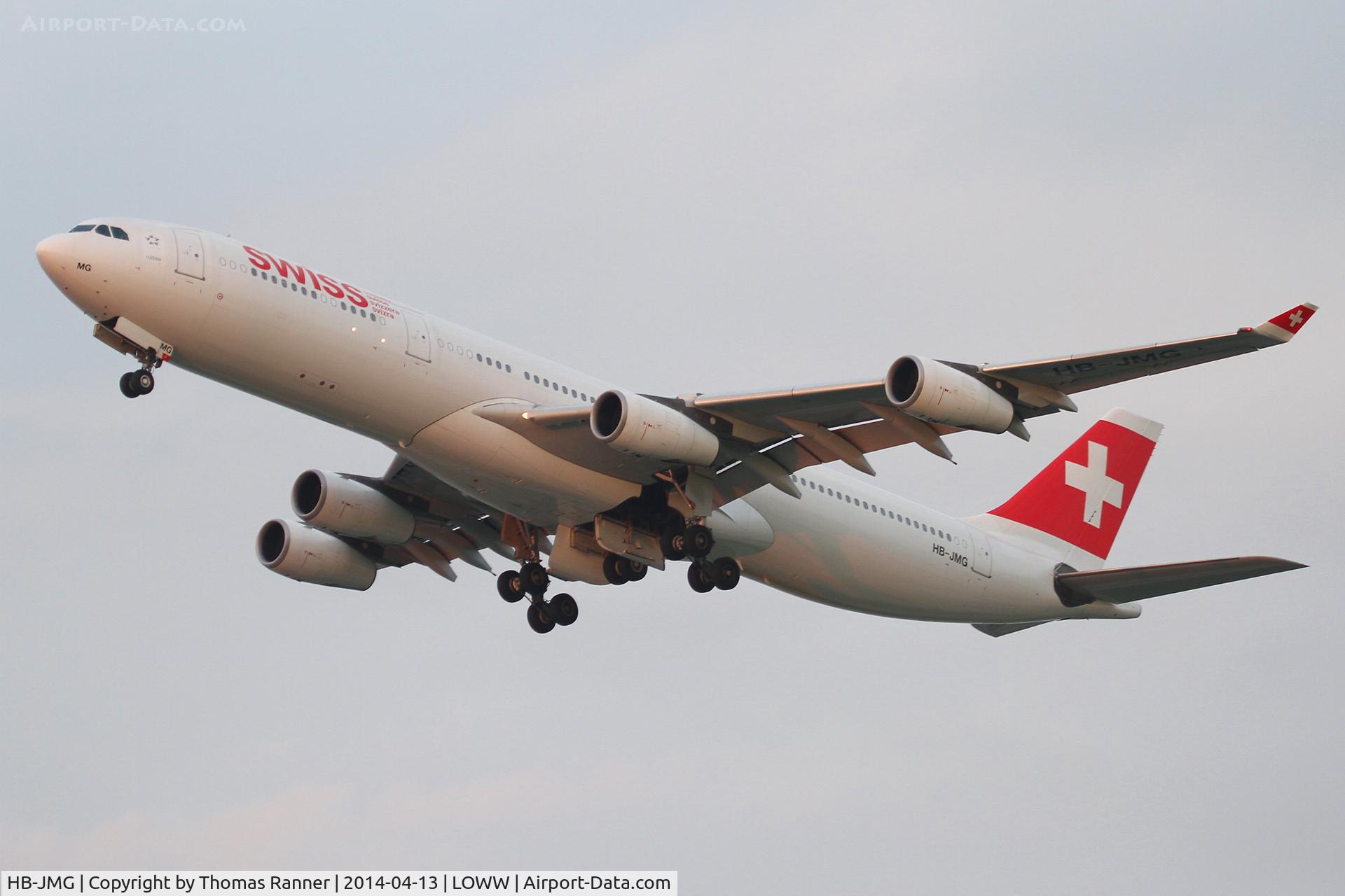 HB-JMG, 2003 Airbus A340-313 C/N 562, Swiss A340