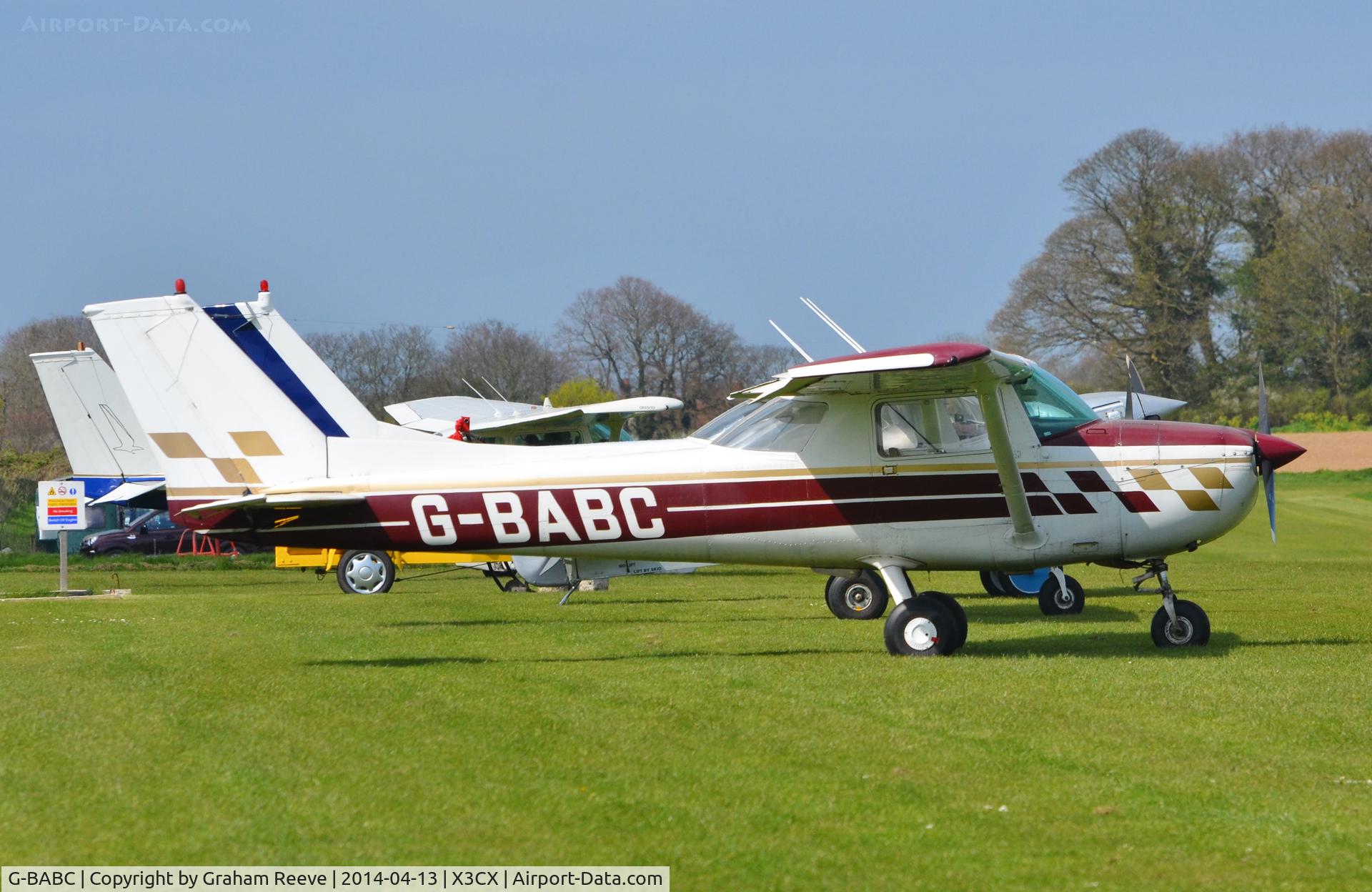 G-BABC, 1972 Reims F150L C/N 0831, Parked at Northrepps.