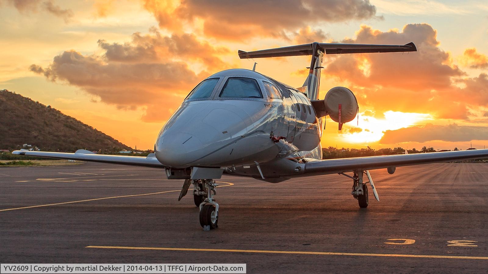 YV2609, 2009 Embraer EMB-500 Phenom 100 C/N 50000080, Parking Gd Case 