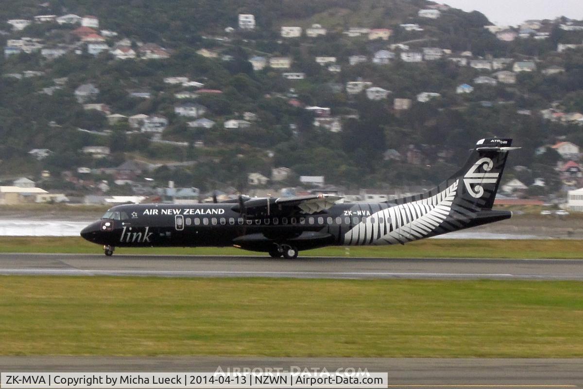 ZK-MVA, 2012 ATR 72-600 (72-212A) C/N 1051, At Wellington