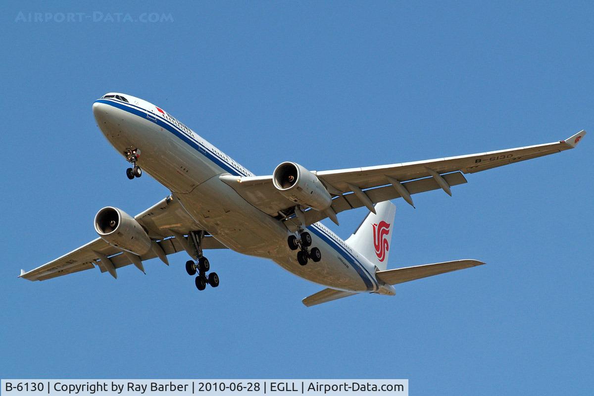 B-6130, 2008 Airbus A330-243 C/N 930, Airbus A330-243 [930] (Air China) Home~G 28/06/2010. On approach 27R.
