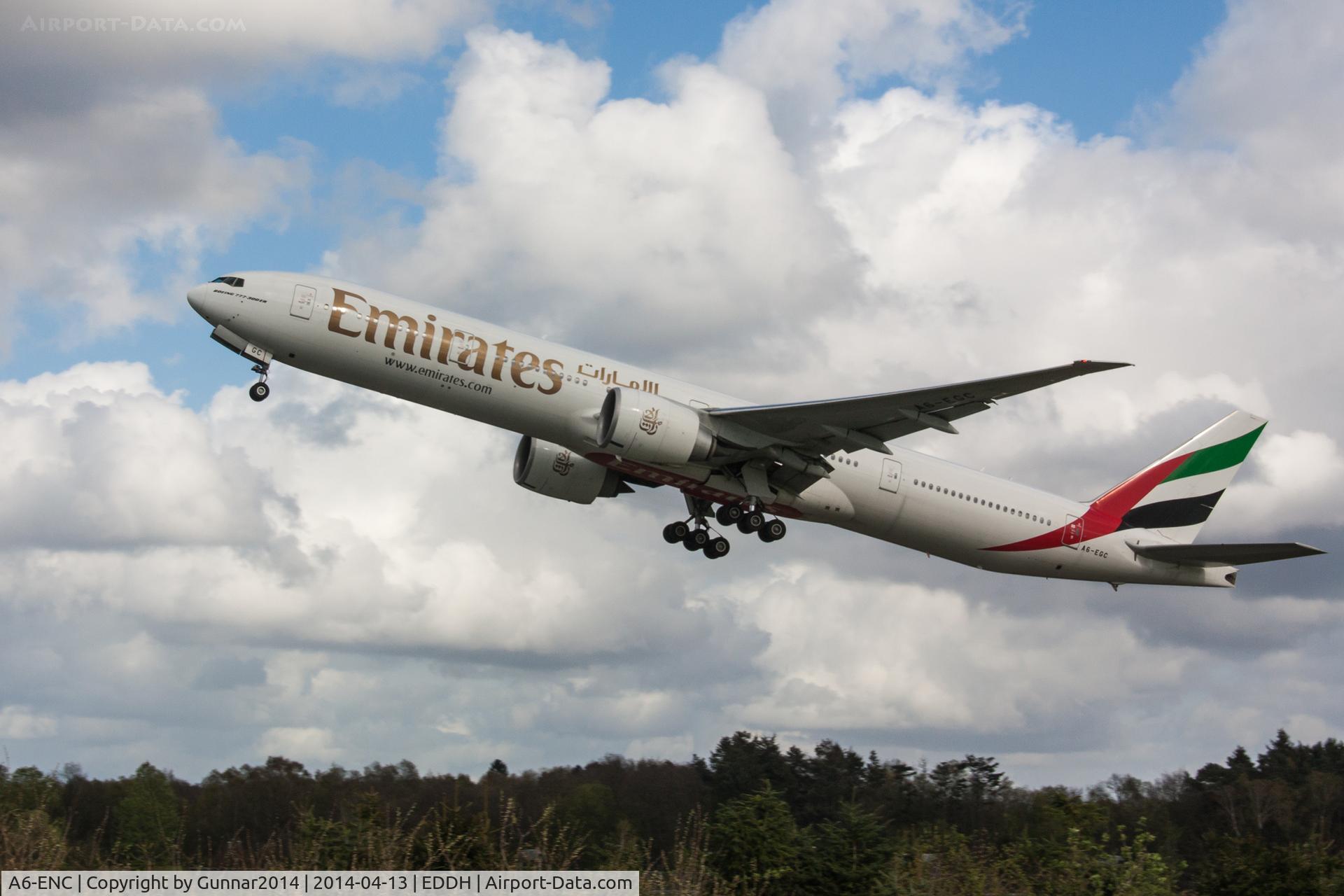 A6-ENC, 2012 Boeing 777-31H/ER C/N 41083, Emirates Boeing 777 starting at Hamburg Airport