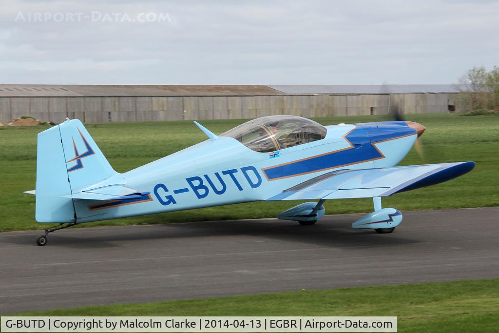 G-BUTD, 1993 Vans RV-6 C/N PFA 181-12152, Vans RV-6 at The Real Aeroplane Club's Early Bird Fly-In, Breighton Airfield, April 2014.