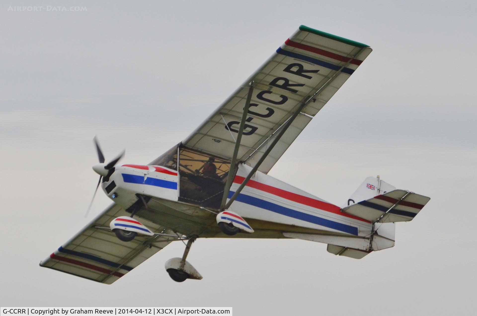 G-CCRR, 2004 Best Off Skyranger 912(1) C/N BMAA/HB/329, Departing from Northrepps.