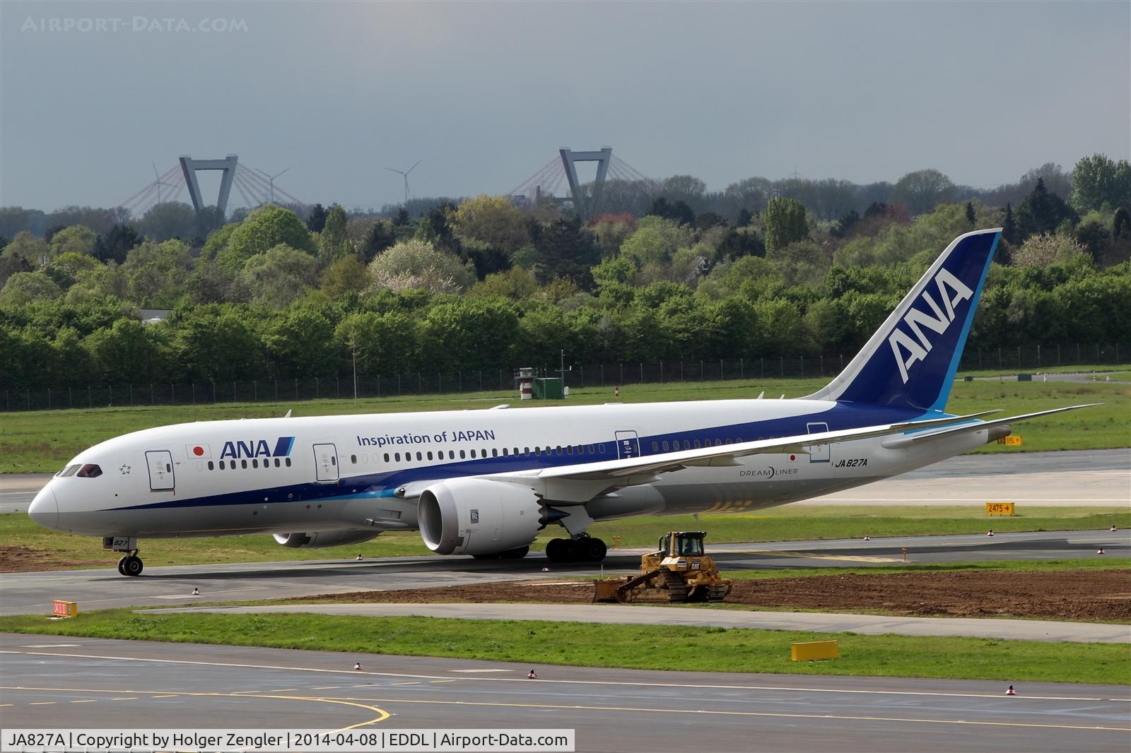 JA827J, 2011 Boeing 787-8 Dreamliner C/N 34837, Arrival from Tokyo-Narita....