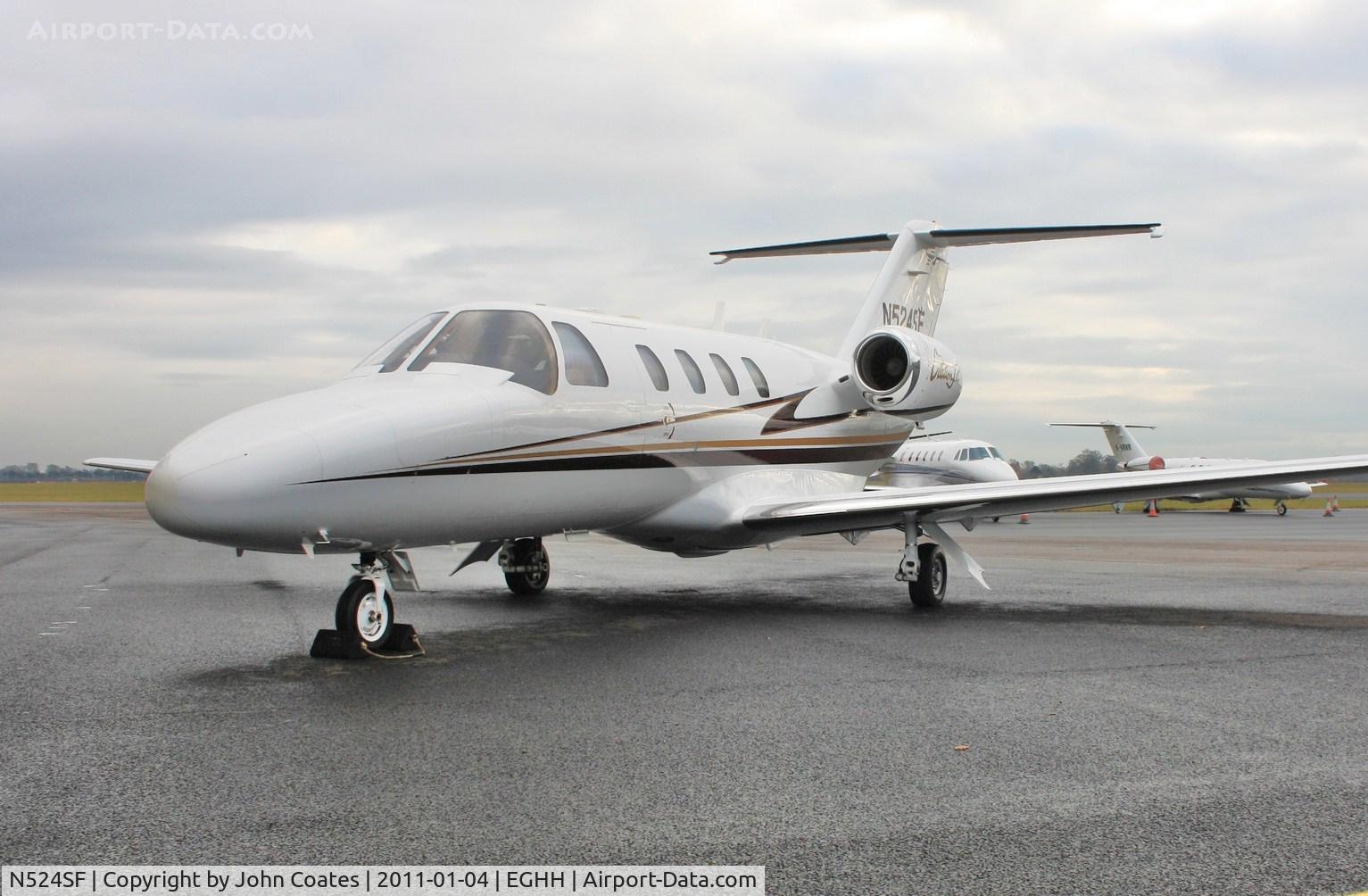 N524SF, 1998 Cessna 525 CitationJet CJ1 C/N 525-0240, At CSE