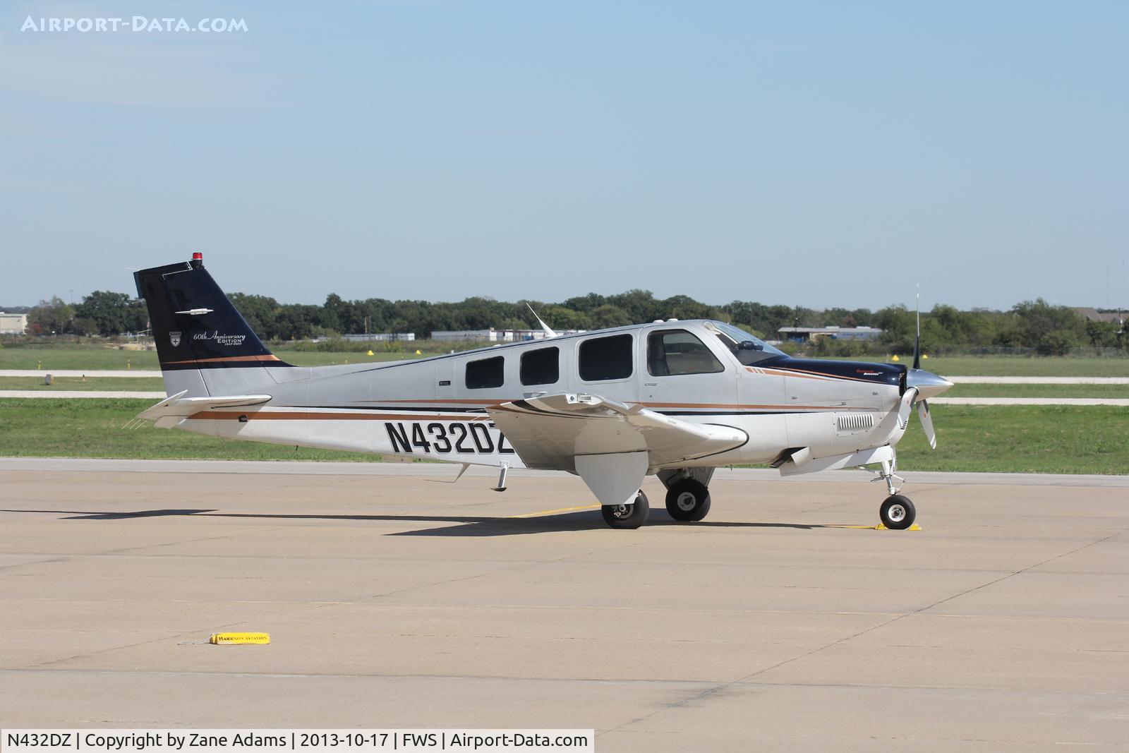 N432DZ, 2007 Hawker Beechcraft Corp G36 Bonanza C/N E-3777, At Fort Worth Spinks Airport