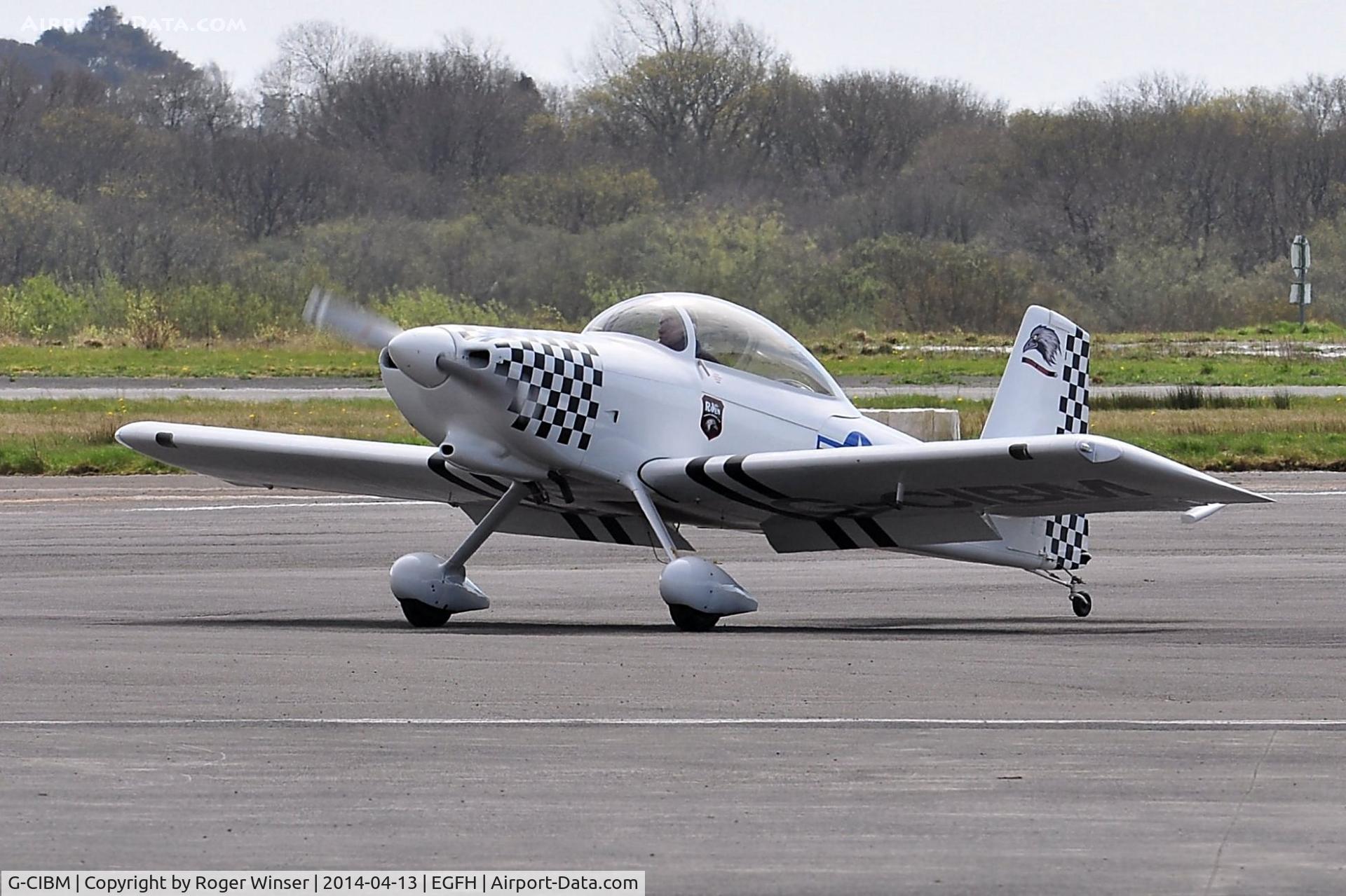 G-CIBM, 2013 Vans RV-8 C/N LAA 303-15083, In the newly applied Team Raven markings.
