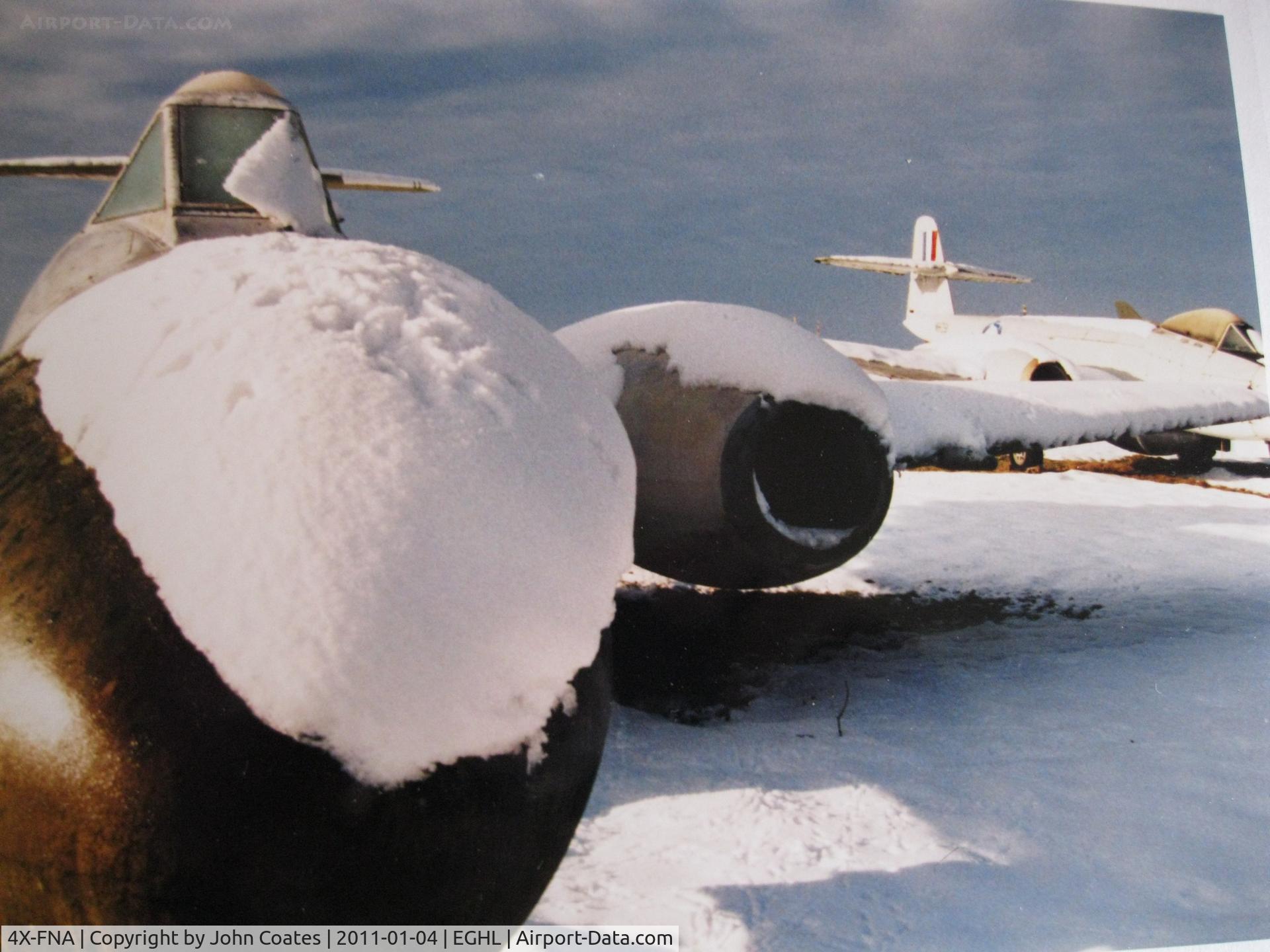 4X-FNA, 1953 Gloster Meteor NF.13 C/N 5616, Night Fighter nose cold !