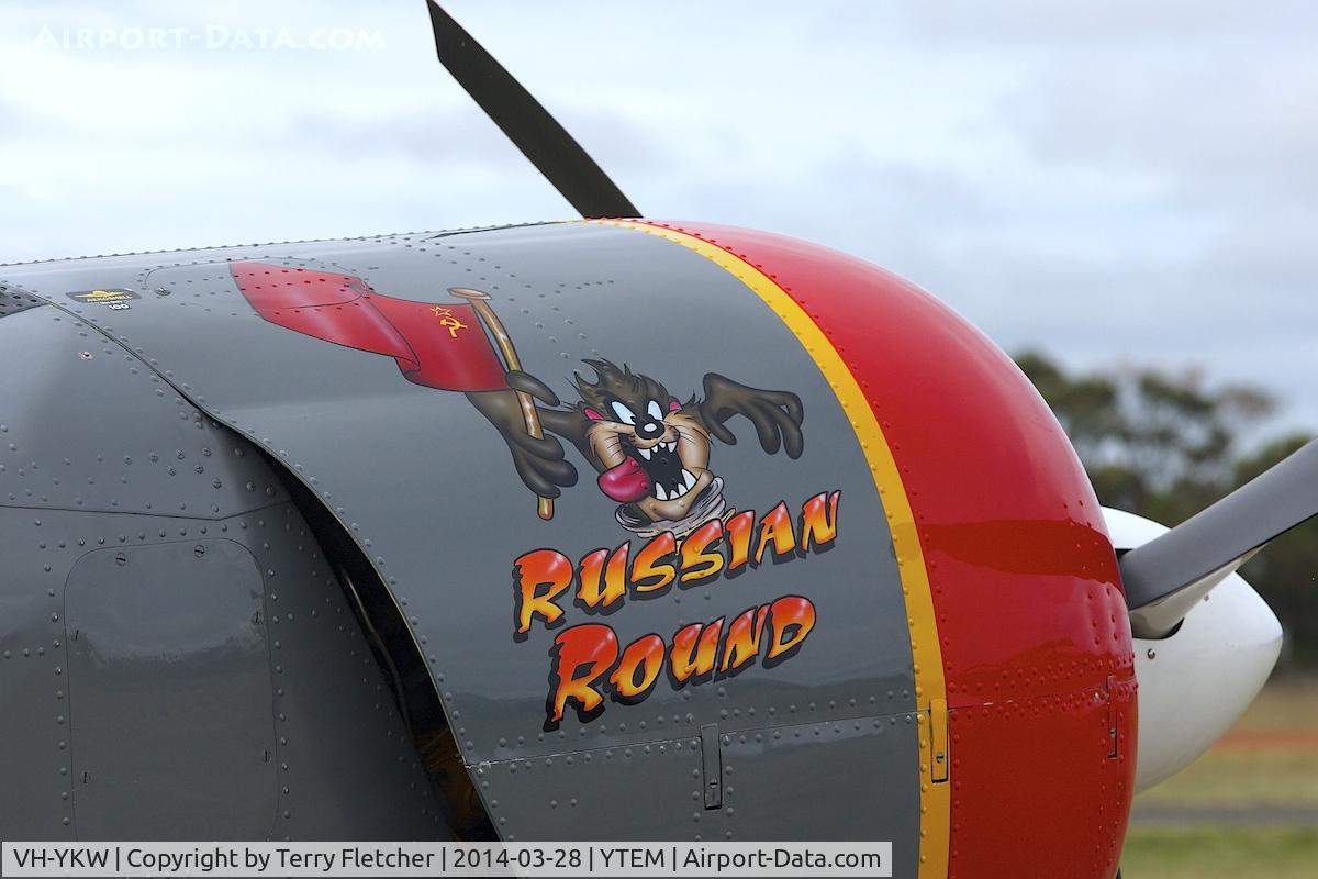 VH-YKW, 2000 Yakovlev Yak-52W C/N 0012206, At Temora Airport during the 40th Anniversary Fly-In of the Australian Antique Aircraft Association
