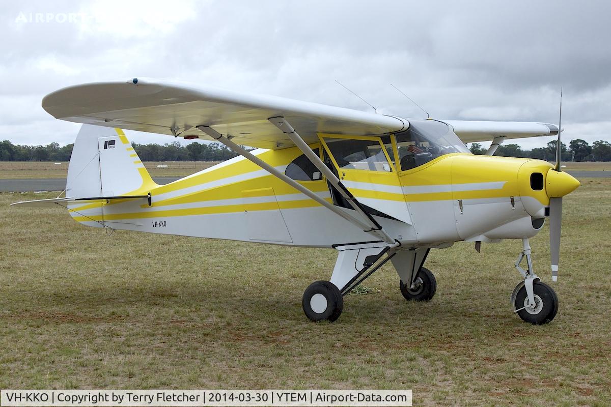 VH-KKO, 1952 Piper PA-22-150 C/N 22-878, At Temora Airport during the 40th Anniversary Fly-In of the Australian Antique Aircraft Association