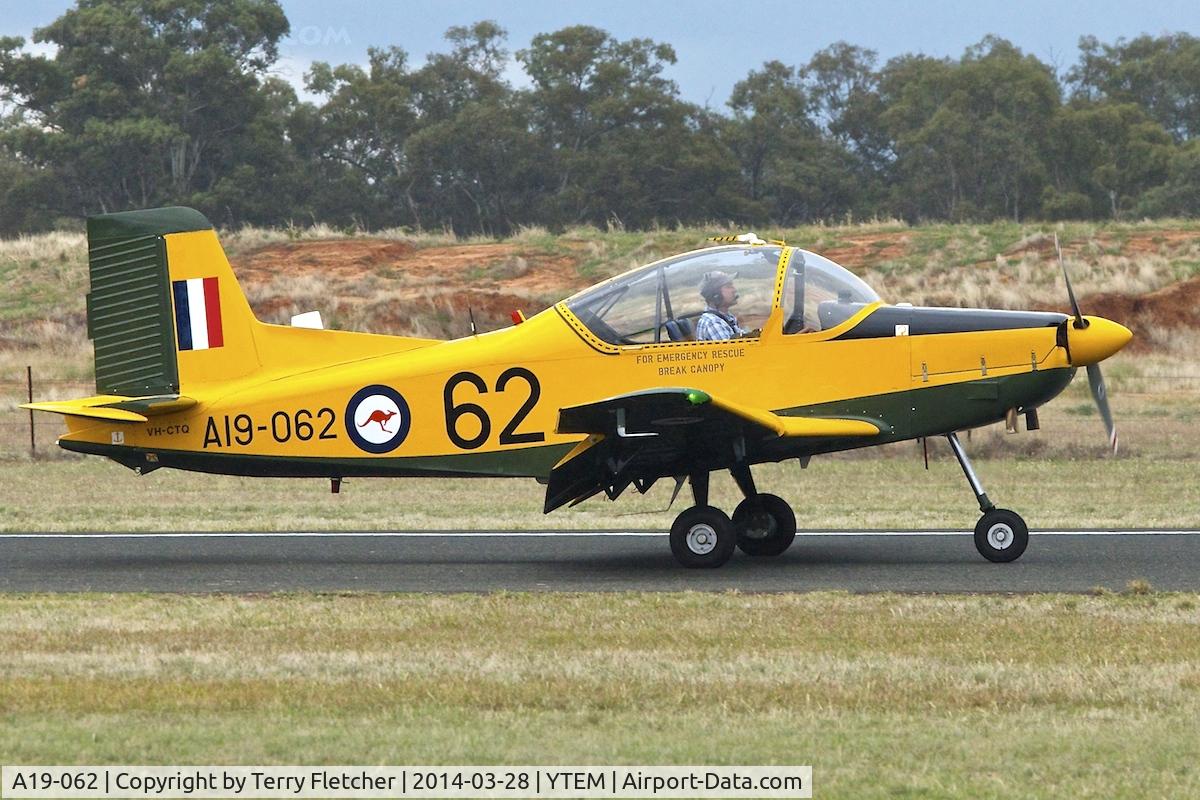 A19-062, 1975 Pacific CT-4A Airtrainer C/N 062, At Temora Airport during the 40th Anniversary Fly-In of the Australian Antique Aircraft Association