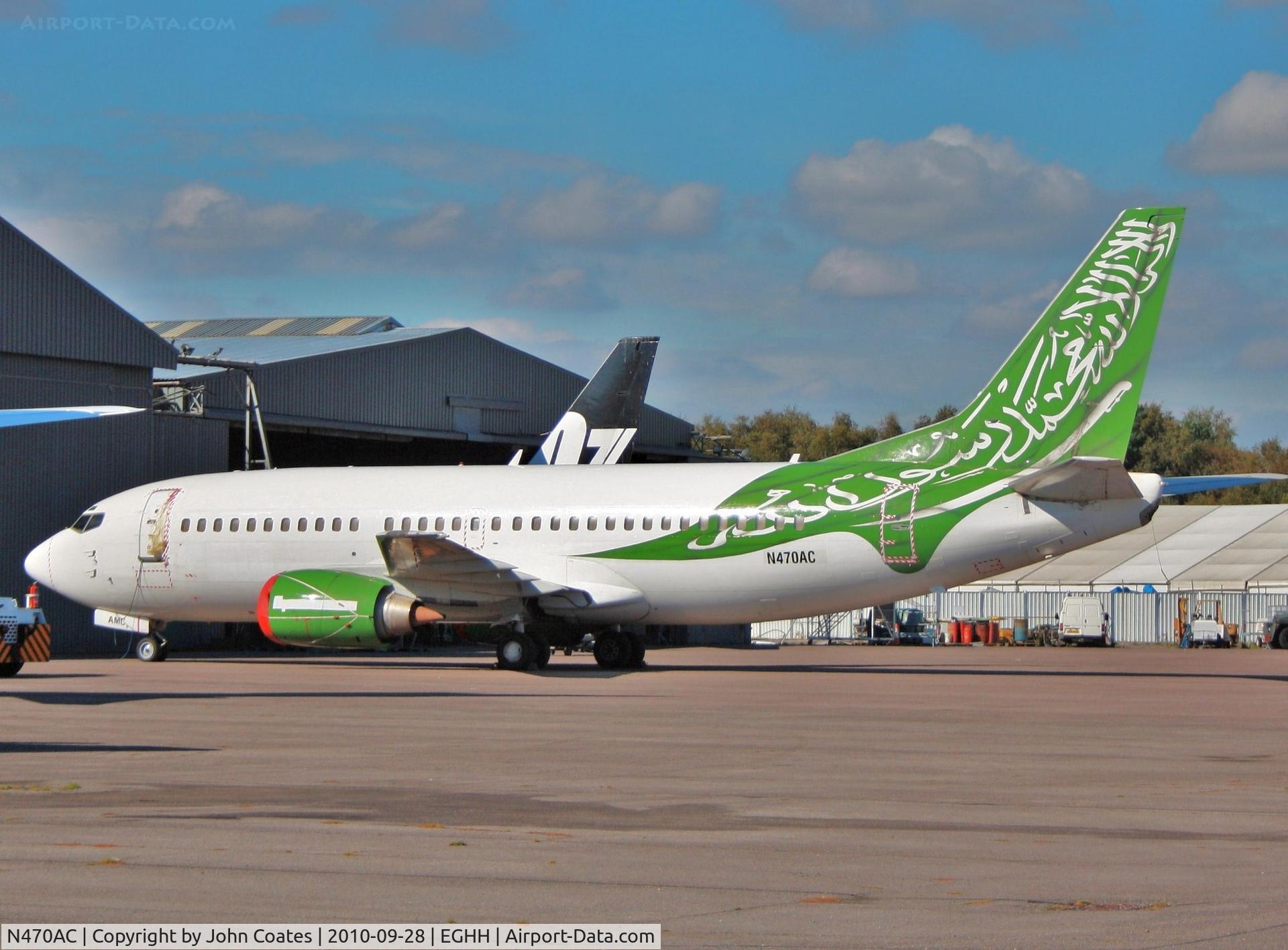 N470AC, 1989 Boeing 737-3L9 C/N 24570, Recently arrived at European Avn.