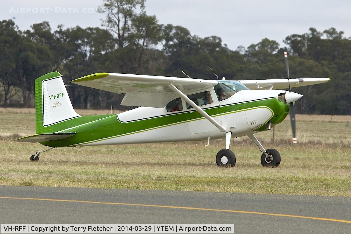 VH-RFF, 1958 Cessna 180A C/N 50162, At Temora Airport during the 40th Anniversary Fly-In of the Australian Antique Aircraft Association