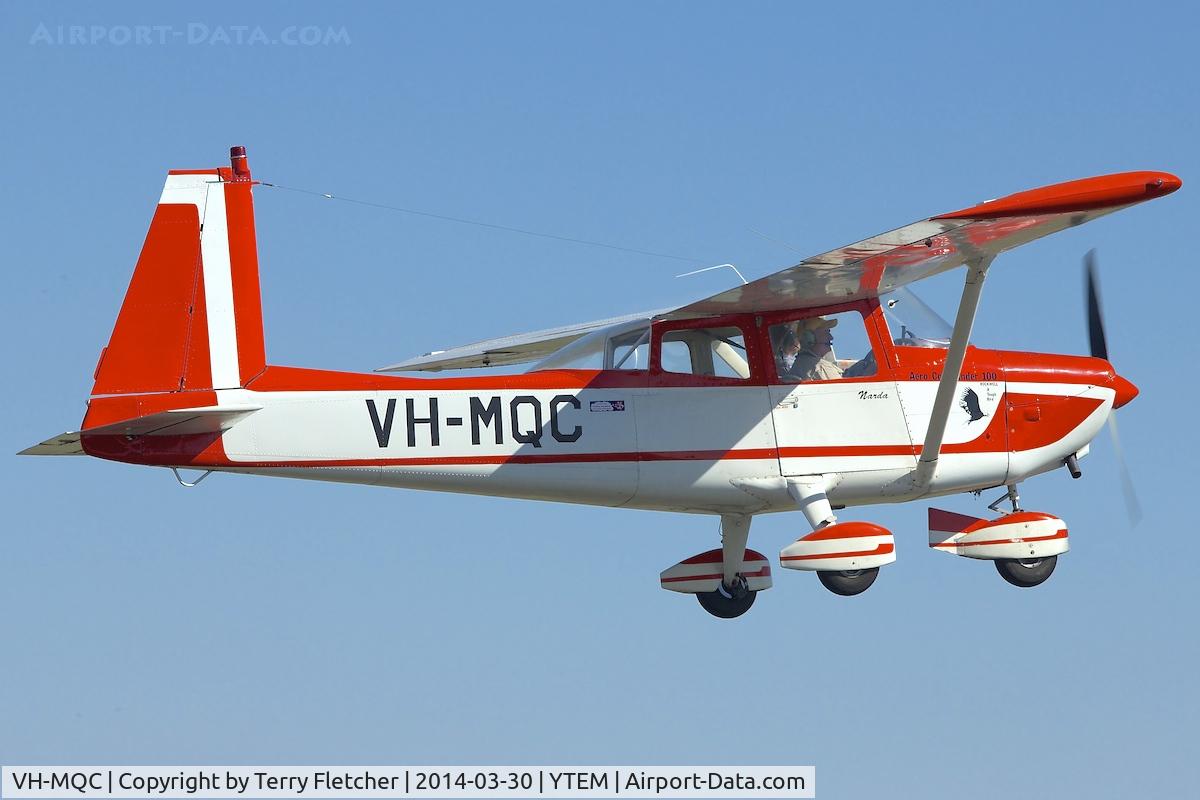 VH-MQC, 1967 Rockwell 100 C/N 119, At Temora Airport during the 40th Anniversary Fly-In of the Australian Antique Aircraft Association