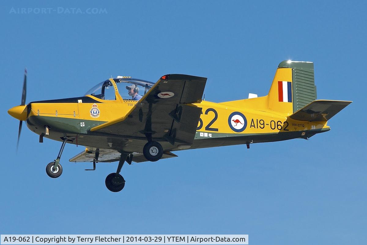 A19-062, 1975 Pacific CT-4A Airtrainer C/N 062, At Temora Airport during the 40th Anniversary Fly-In of the Australian Antique Aircraft Association