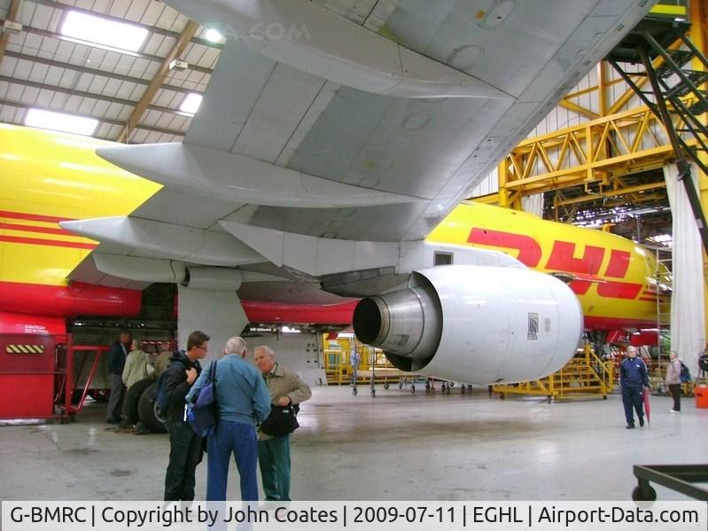 G-BMRC, 1988 Boeing 757-236/SF C/N 24072, Close up at ATC open day