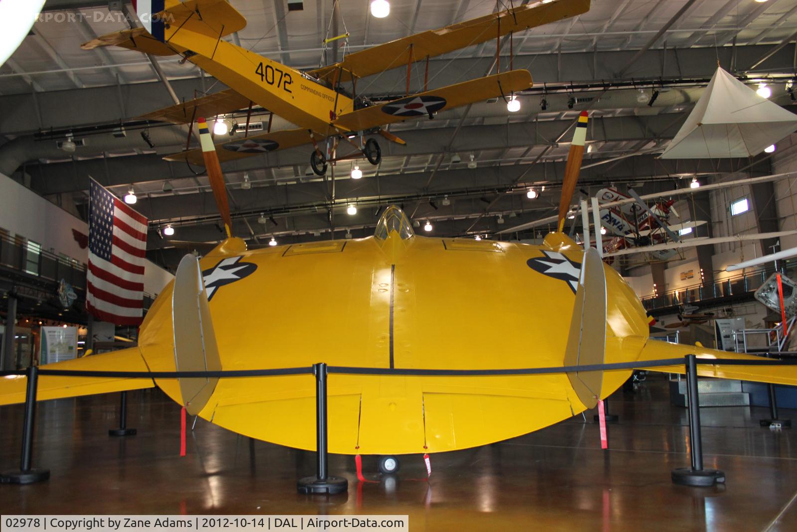 02978, 1942 Vought V-173 C/N 1, The Flying Pancake on display at the Frontiers of Flight Museum - Dallas, Texas