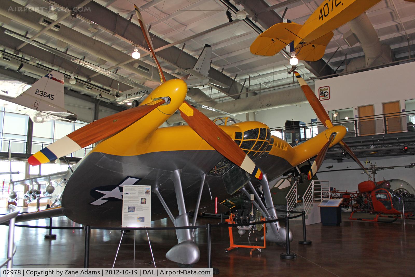 02978, 1942 Vought V-173 C/N 1, The Flying Pancake on display at the Frontiers of Flight Museum - Dallas, Texas