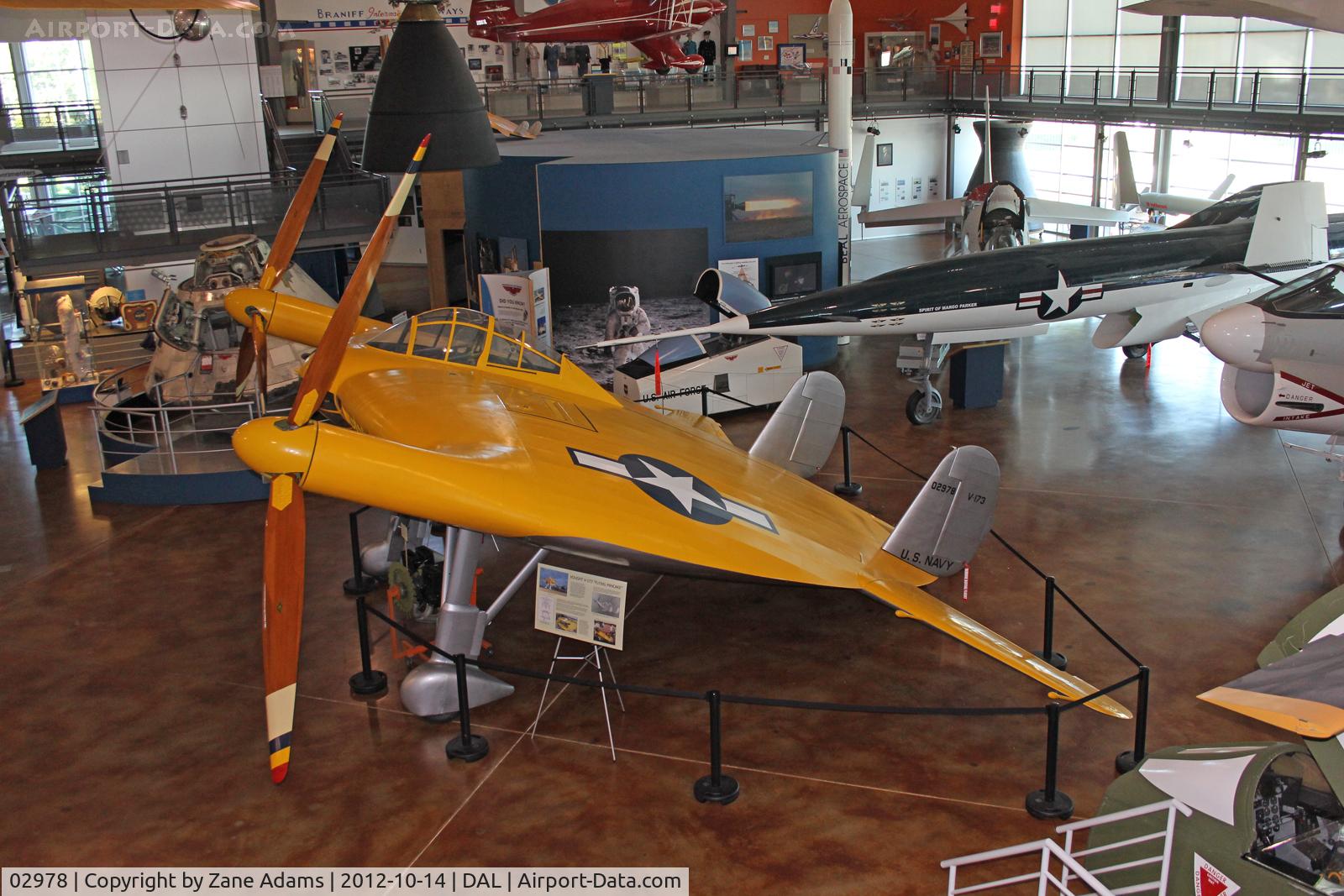 02978, 1942 Vought V-173 C/N 1, The Flying Pancake on display at the Frontiers of Flight Museum - Dallas, Texas