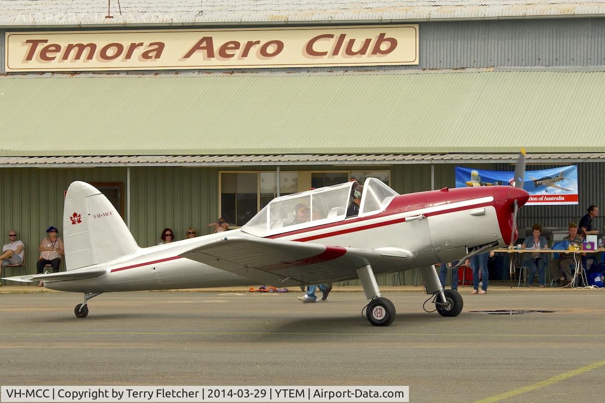 VH-MCC, 1947 De Havilland Canada DHC-1A C/N 22, At Temora Airport during the 40th Anniversary Fly-In of the Australian Antique Aircraft Association