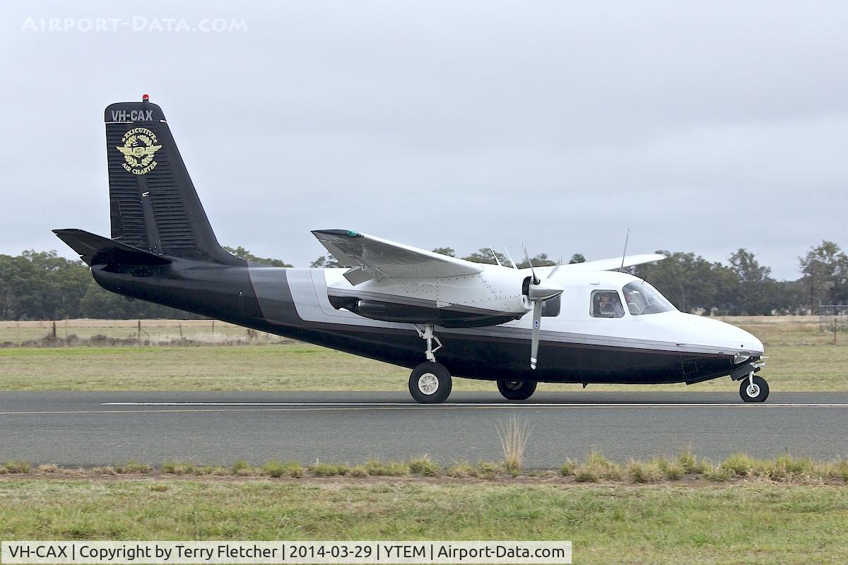 VH-CAX, 1959 Aero Commander 680E Commander C/N 680E-851-73, At Temora Airport during the 40th Anniversary Fly-In of the Australian Antique Aircraft Association