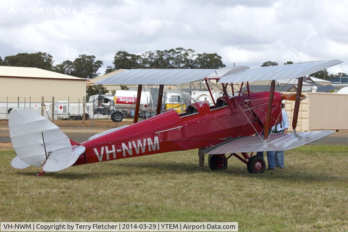 VH-NWM, 1941 De Havilland DH-82A Tiger Moth II C/N DHA228, At Temora Airport during the 40th Anniversary Fly-In of the Australian Antique Aircraft Association
- ?? ex RAAF A17-227