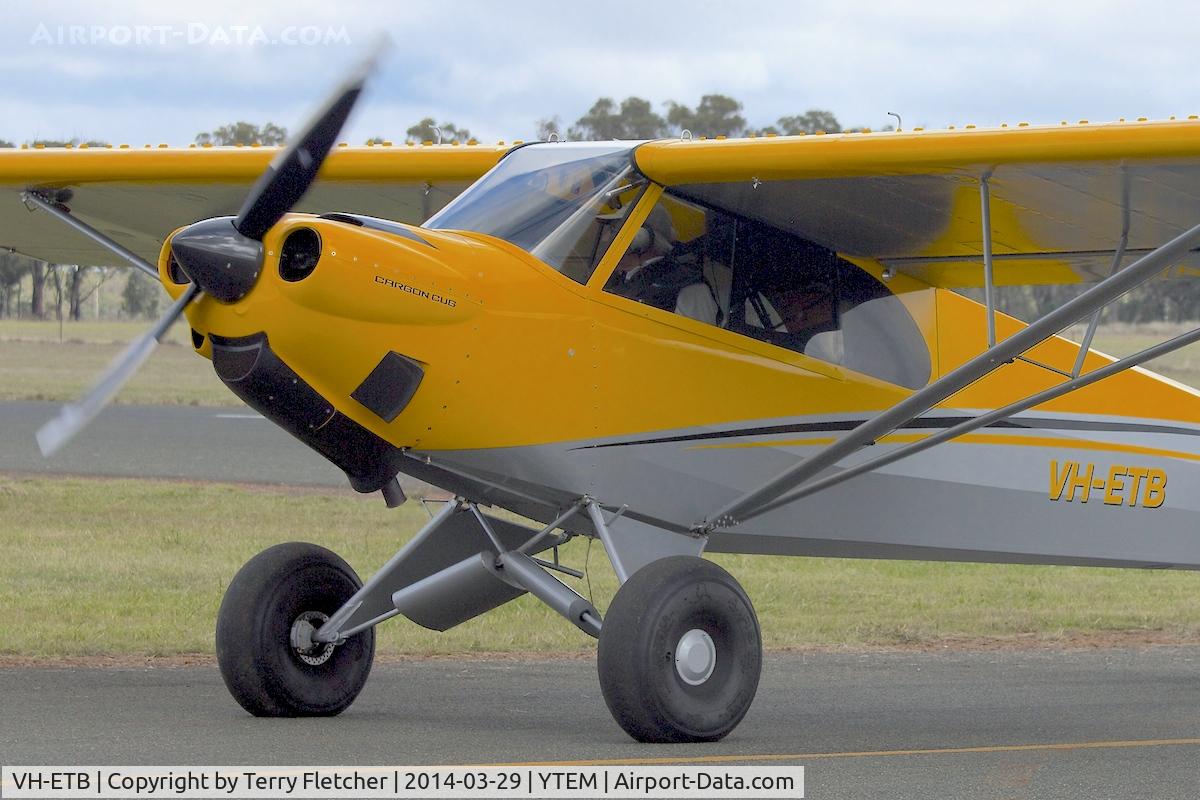 VH-ETB, 2012 Cub Crafters CCK-1865 Carbon Cub EX C/N CCK-1865-0041, At Temora Airport during the 40th Anniversary Fly-In of the Australian Antique Aircraft Association