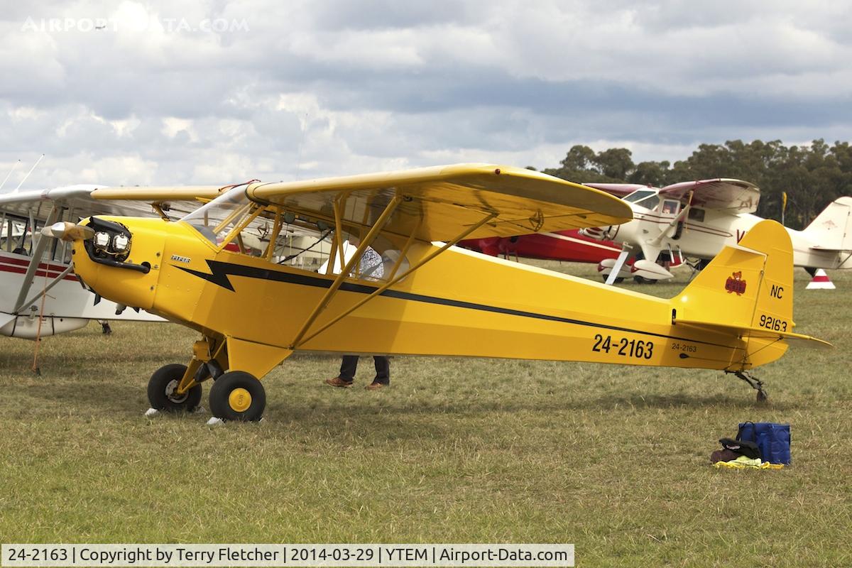 24-2163, 1946 Piper J3C-65 Cub Cub C/N 16605, At Temora Airport during the 40th Anniversary Fly-In of the Australian Antique Aircraft Association