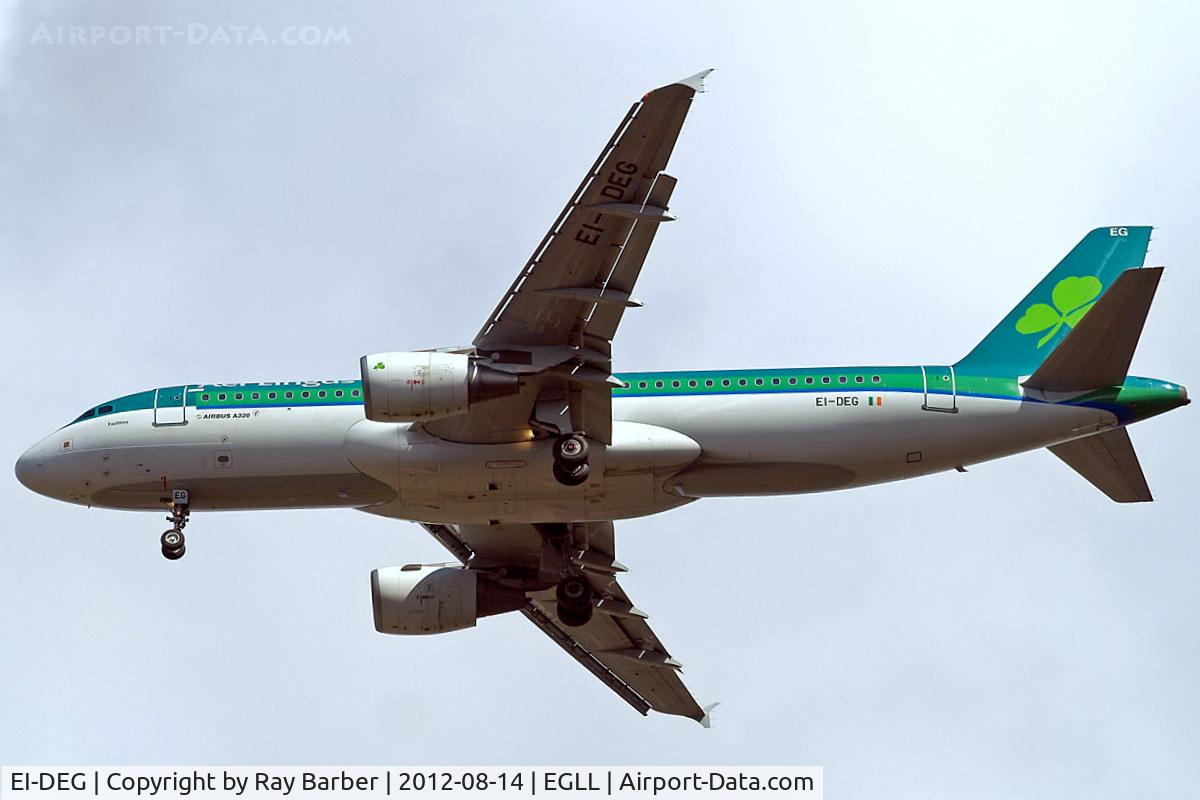 EI-DEG, 2004 Airbus A320-214 C/N 2272, Airbus A320-214 [2272] (Aer Lingus) Home~G 14/08/2012. On approach 27R.