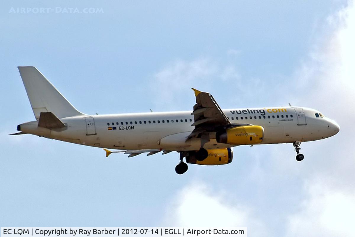 EC-LQM, 2004 Airbus A320-232 C/N 2223, Airbus A320-232 [2223] (Vueling Airlines) Home~G 14/07/2012. On approach 27L.