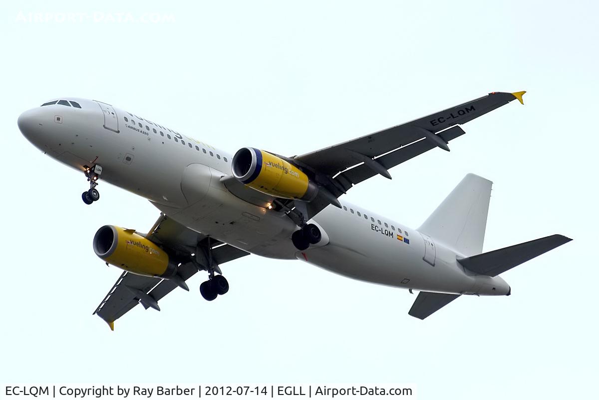EC-LQM, 2004 Airbus A320-232 C/N 2223, Airbus A320-232 [2223] (Vueling Airlines) Home~G 14/07/2012. On approach 27R.