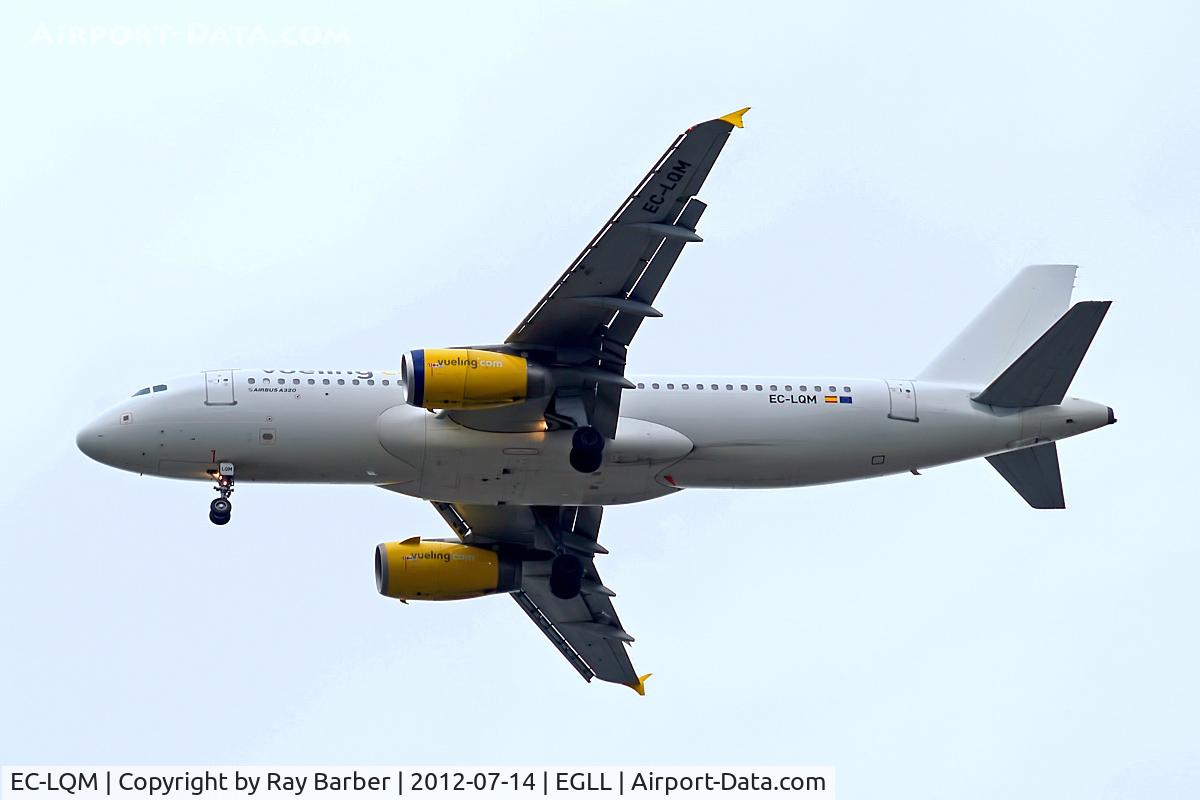 EC-LQM, 2004 Airbus A320-232 C/N 2223, Airbus A320-232 [2223] (Vueling Airlines) Home~G 14/07/2012. On approach 27R.