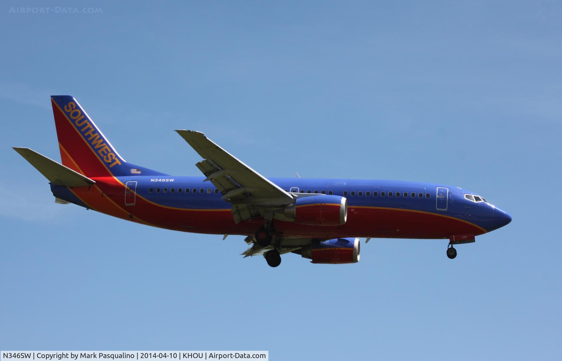 N346SW, 1989 Boeing 737-3H4 C/N 24153, Boeing 737-300