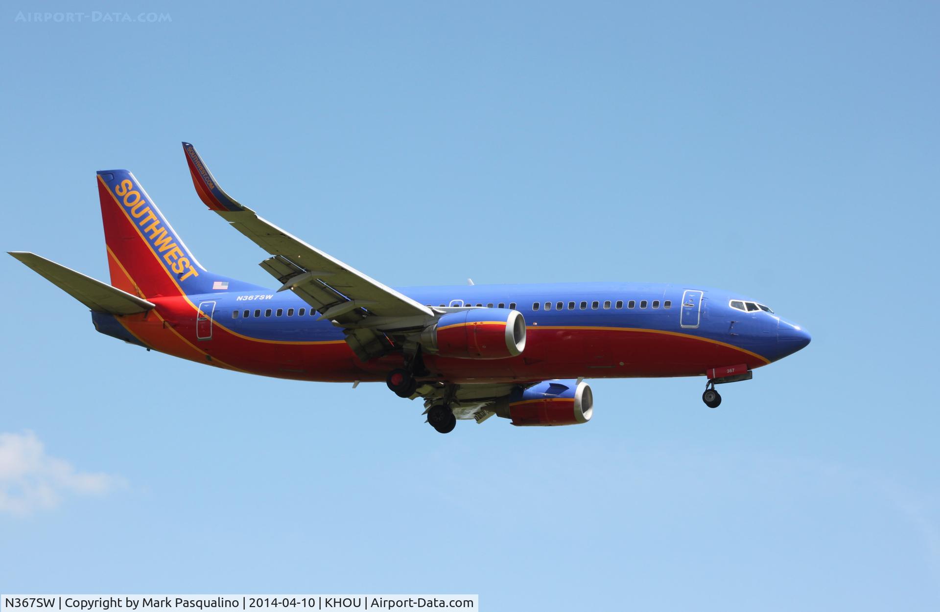 N367SW, 1993 Boeing 737-3H4 C/N 26578, Boeing 737-300