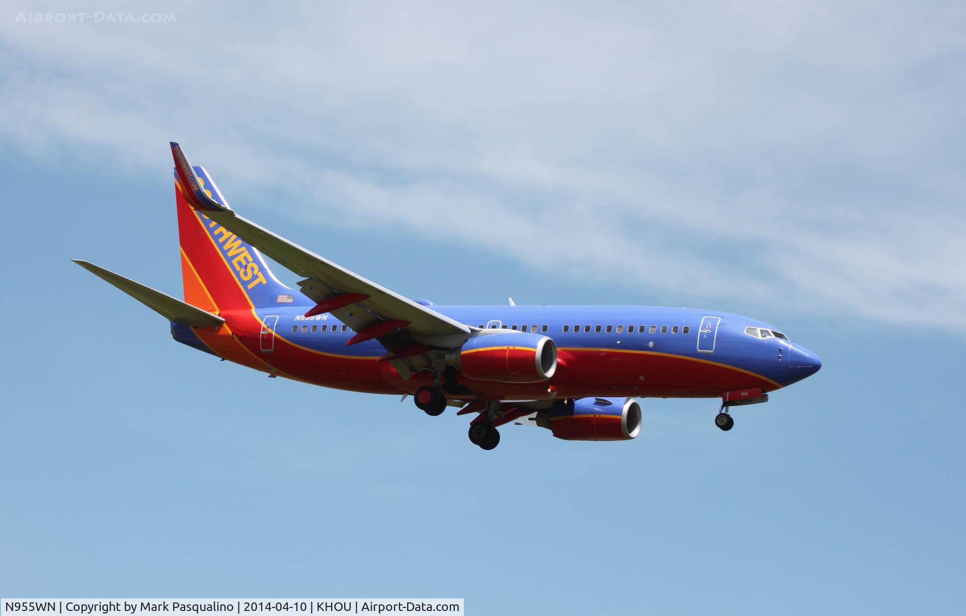 N955WN, 2011 Boeing 737-7H4 C/N 36671, Boeing 737-700
