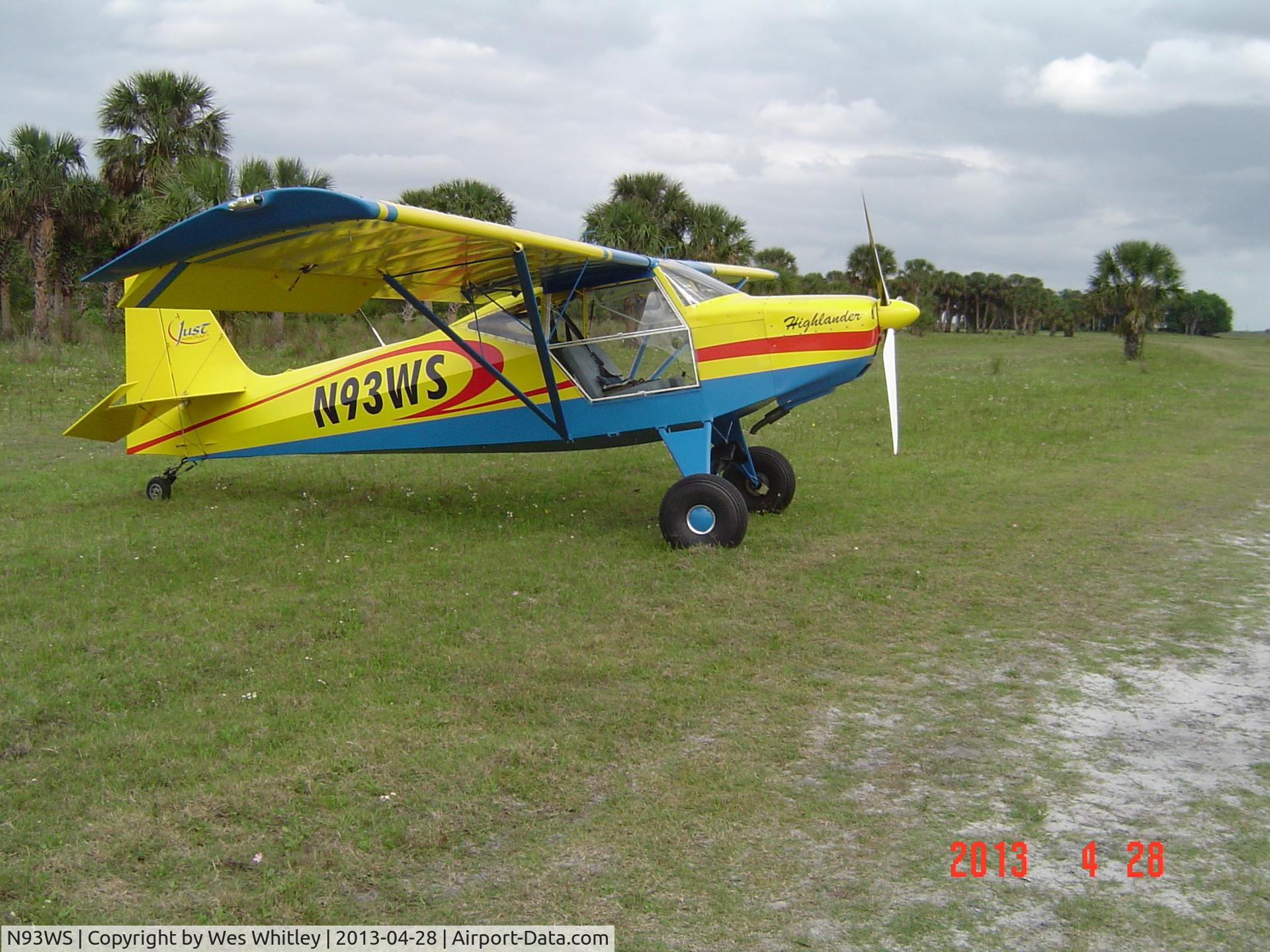 N93WS, Just Aircraft Highlander C/N JAESC0095, Highlander in The Ruff