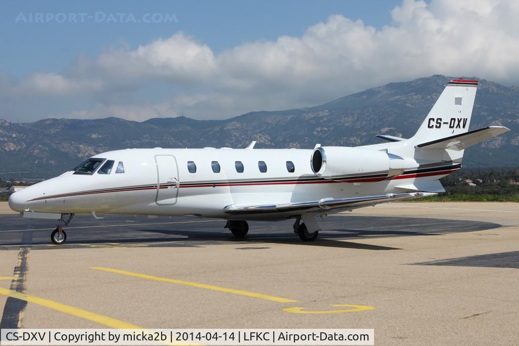 CS-DXV, 2008 Cessna 560 Citation XLS C/N 560-5782, Parked