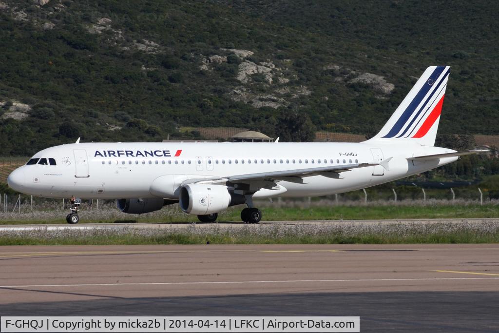F-GHQJ, 1991 Airbus A320-211 C/N 0214, Take off. Scrapped in october 2016.