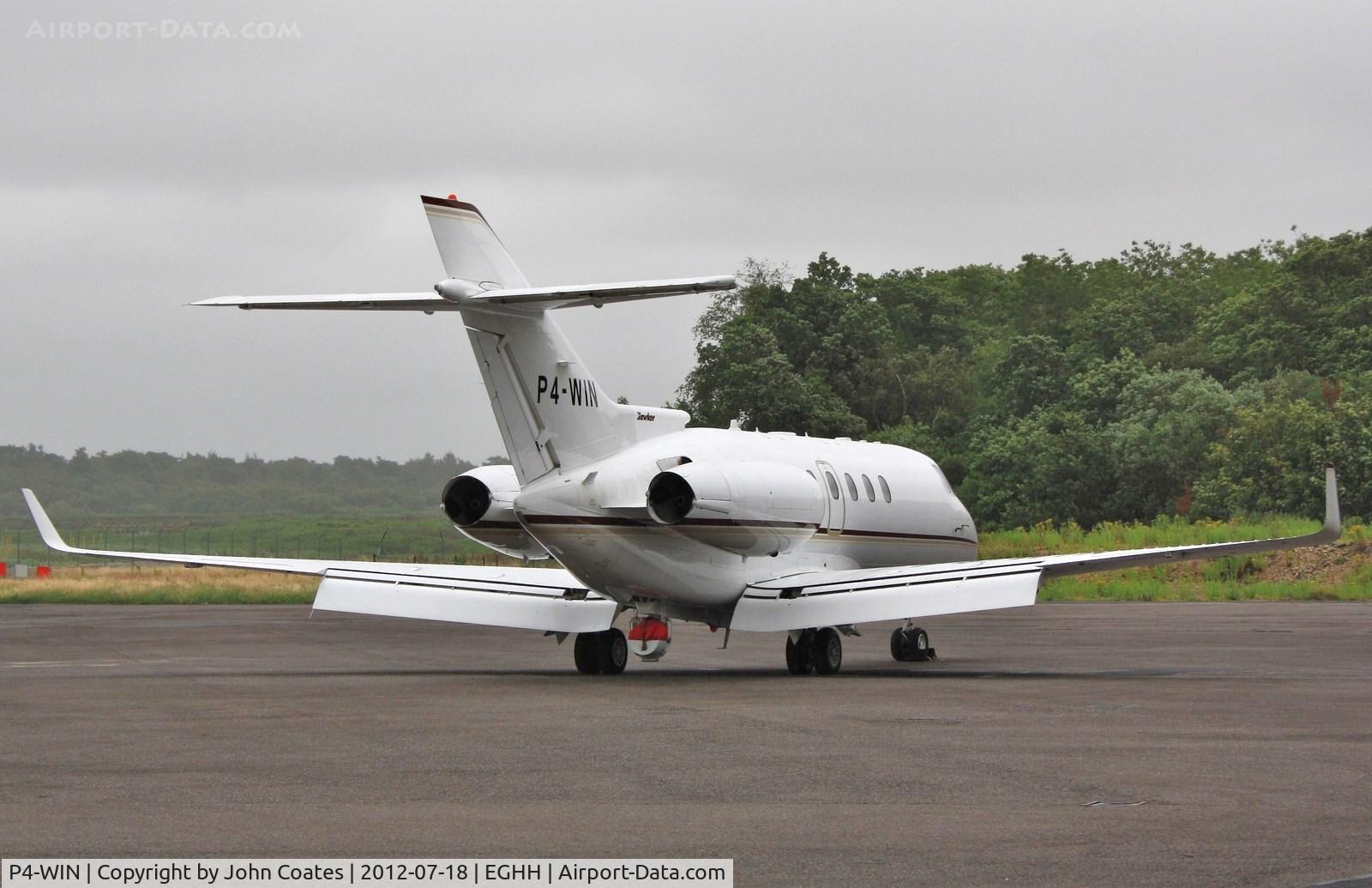 P4-WIN, 2007 Hawker Beechcraft Hawker 850XP C/N 258859, At JETS