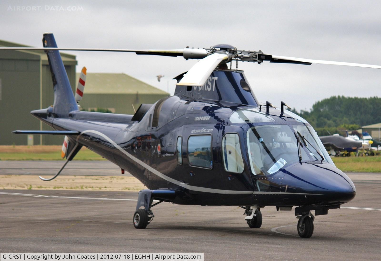 G-CRST, 1998 Agusta A-109E Power C/N 11017, At BHL