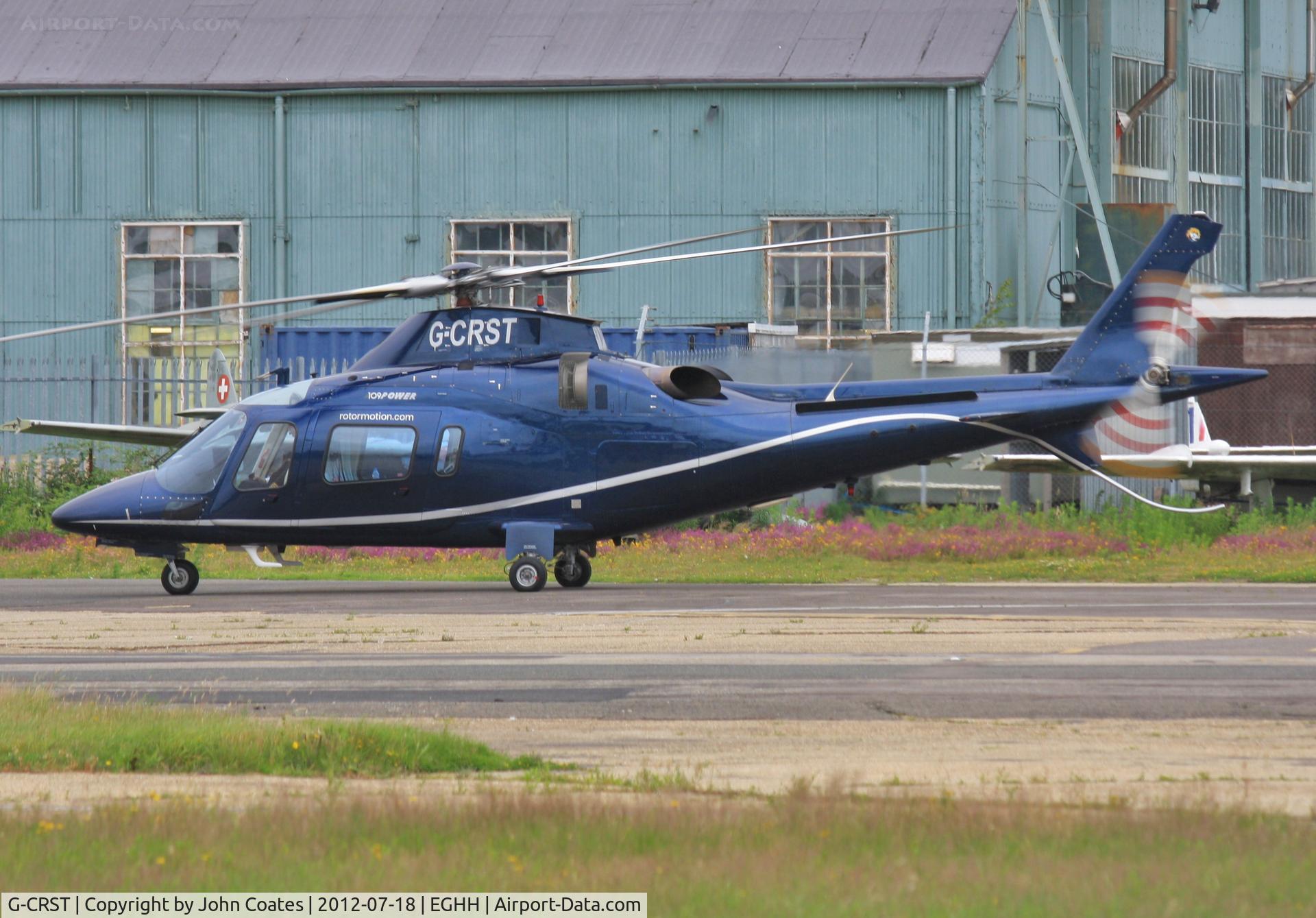 G-CRST, 1998 Agusta A-109E Power C/N 11017, At BHL