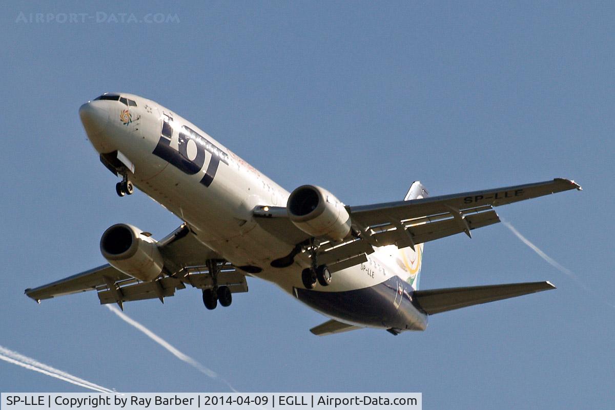 SP-LLE, 1996 Boeing 737-45D C/N 27914, Boeing 737-45D [27914] (LOT Charters) Home~G 09/04/2014. On approach 27R.