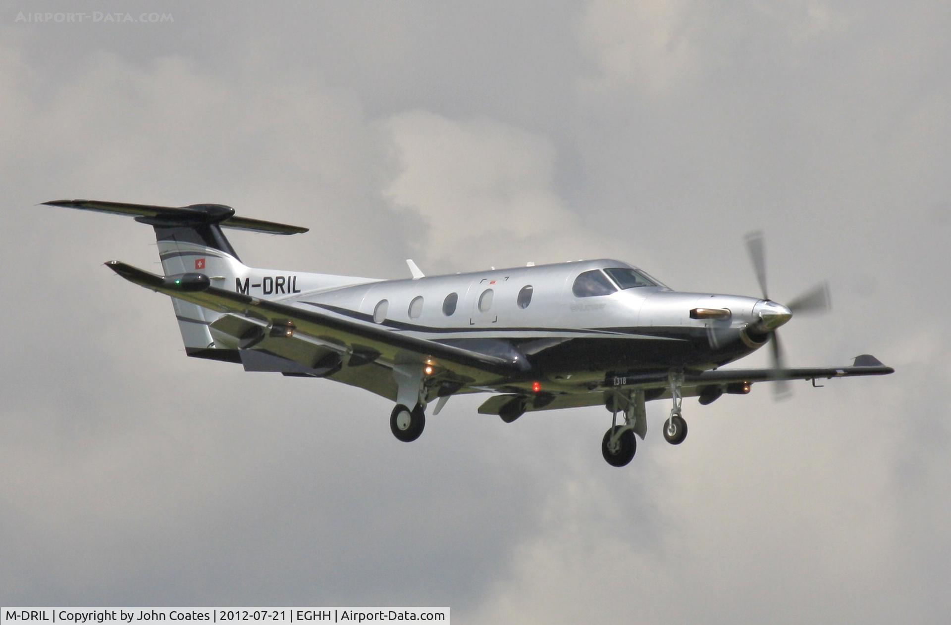 M-DRIL, 2011 Pilatus PC-12/47E C/N 1318, On finals