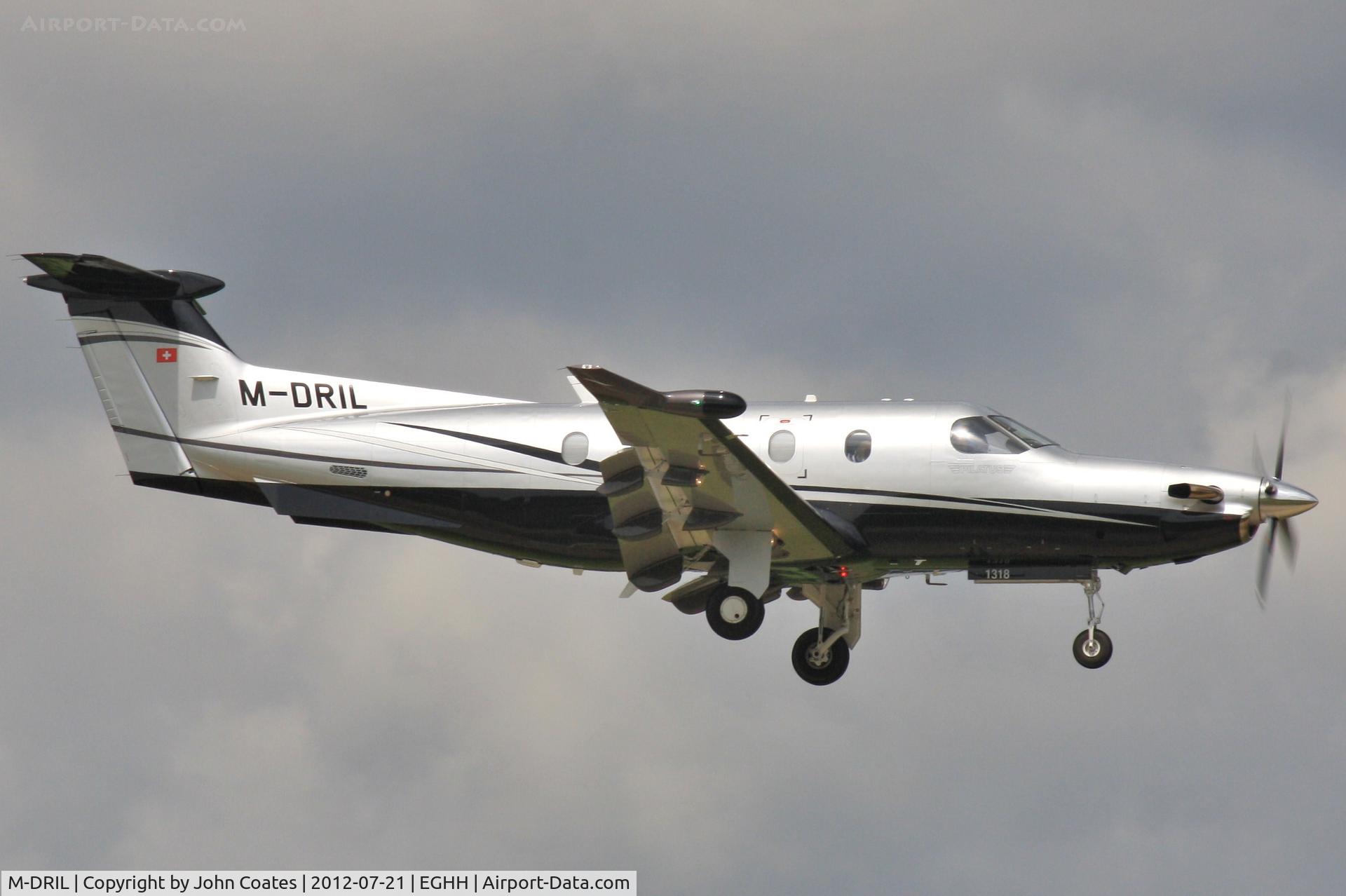 M-DRIL, 2011 Pilatus PC-12/47E C/N 1318, Arriving 08