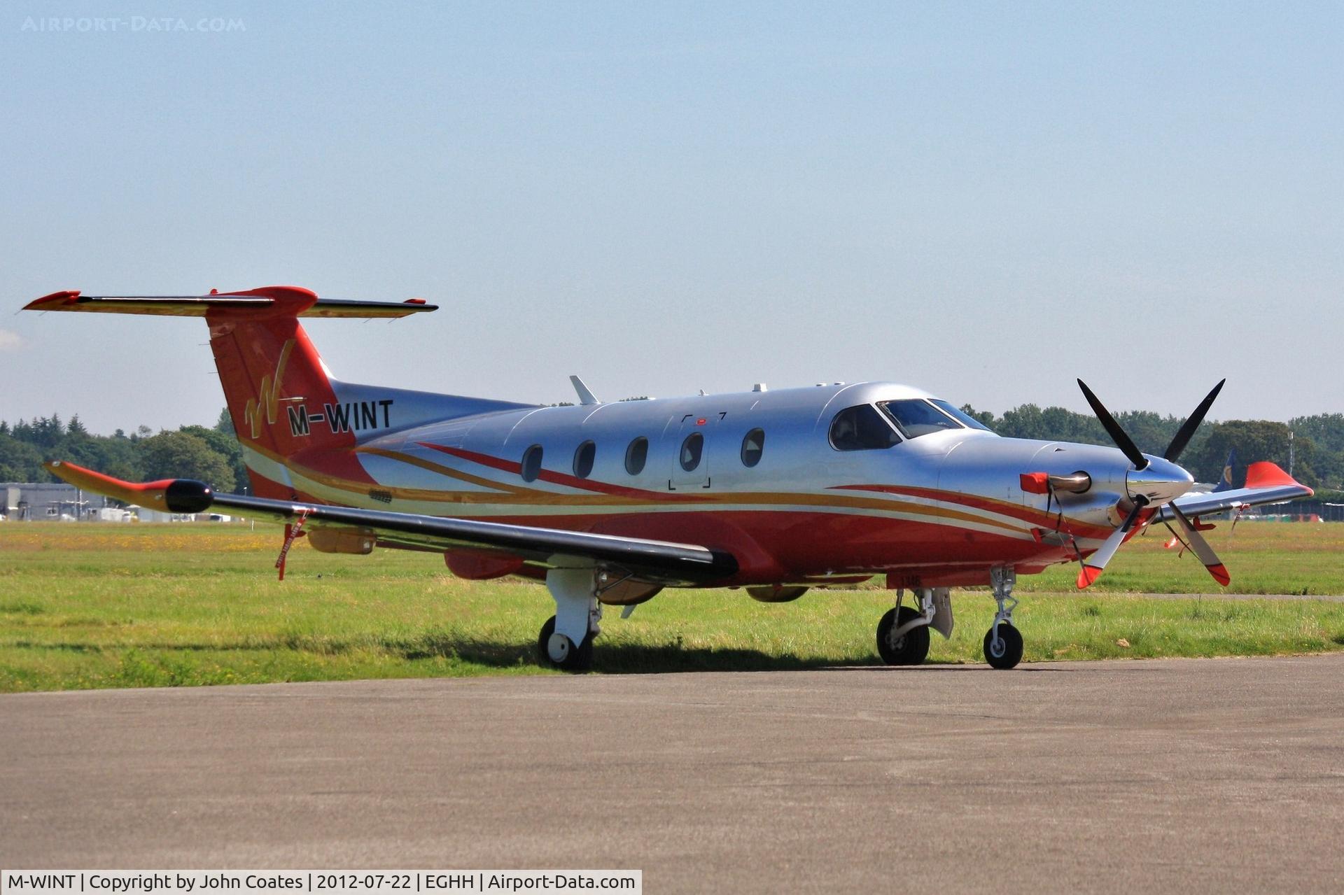 M-WINT, 2012 Pilatus PC-12/47E C/N 1346, At Pilatus Centre